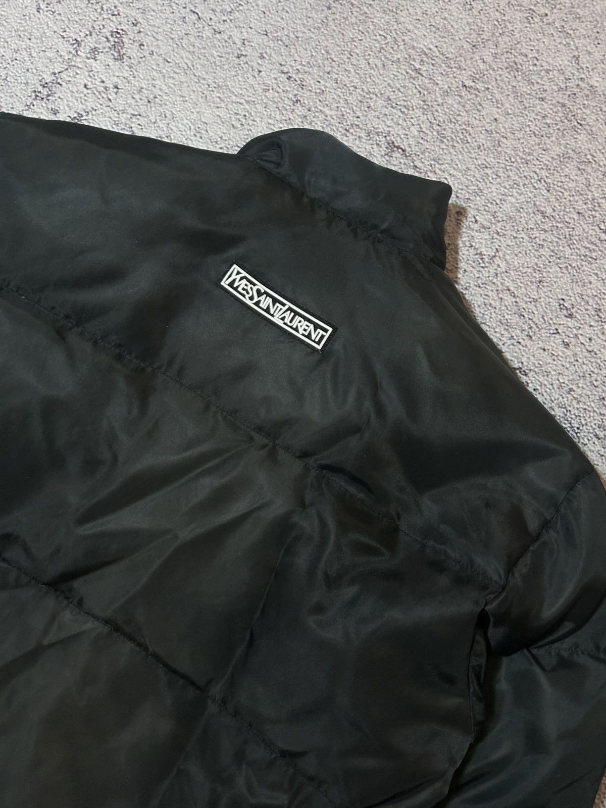 Yves Saint Laurent Yves Saint Laurent Vintage Down Puffer Jacket Black Size US S / EU 44-46 / 1 - 11 Thumbnail
