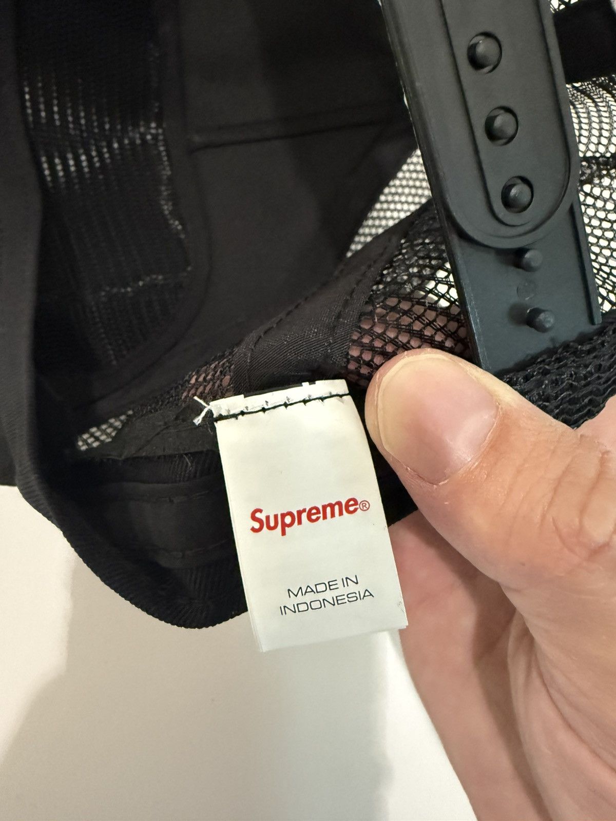 Supreme Supreme Western Embroidered Mesh Back 5-Panel Black Size ONE SIZE - 5 Thumbnail