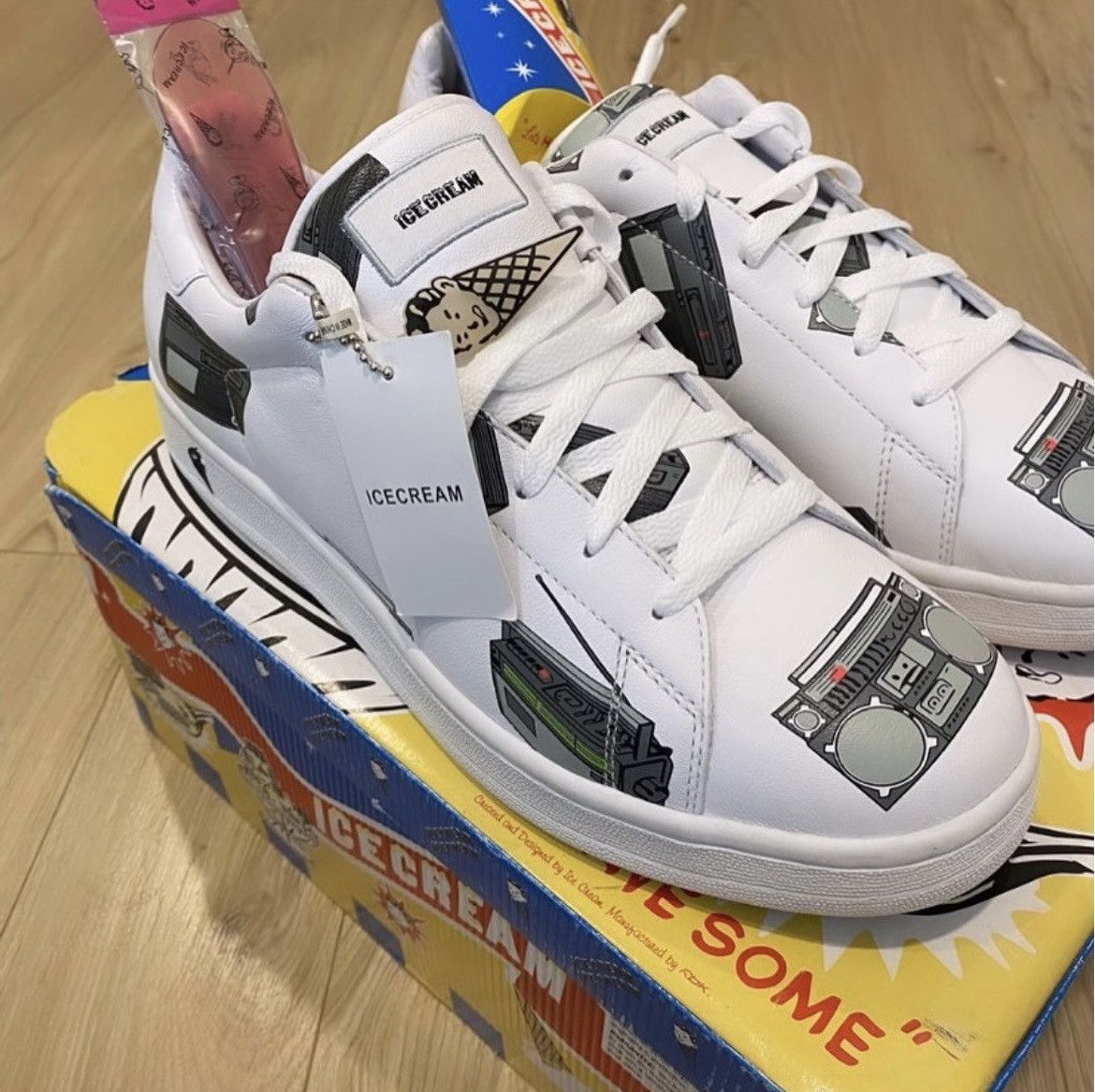 Icecream × Reebok VERY RARE OG REEBOK X BBC/ICE CREAM BOOMBOX SAMPLE BOUTIQUE Size US 11.5 / EU 44-45 - 3 Thumbnail