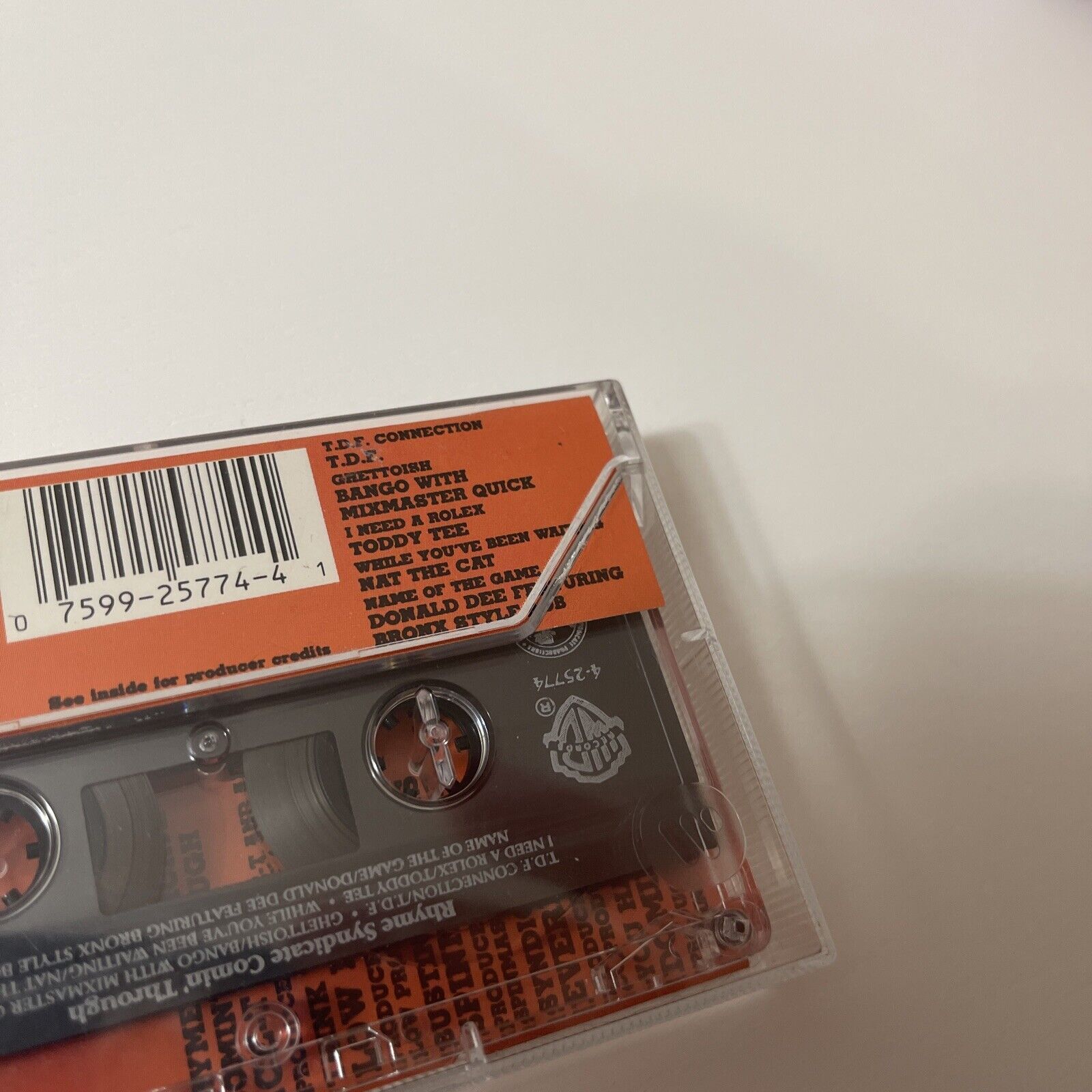 Vintage Rhyme Syndicate Comin' Through ; 1988 CASSETTE ONE OWNER Size ONE SIZE - 6 Thumbnail