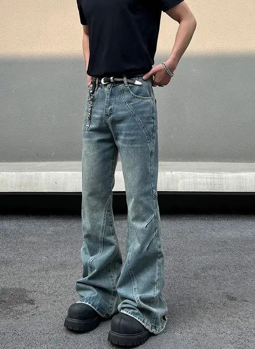 Jean VIBE Stacked Flare Jeans Size US 30 / EU 46 - 5 Thumbnail