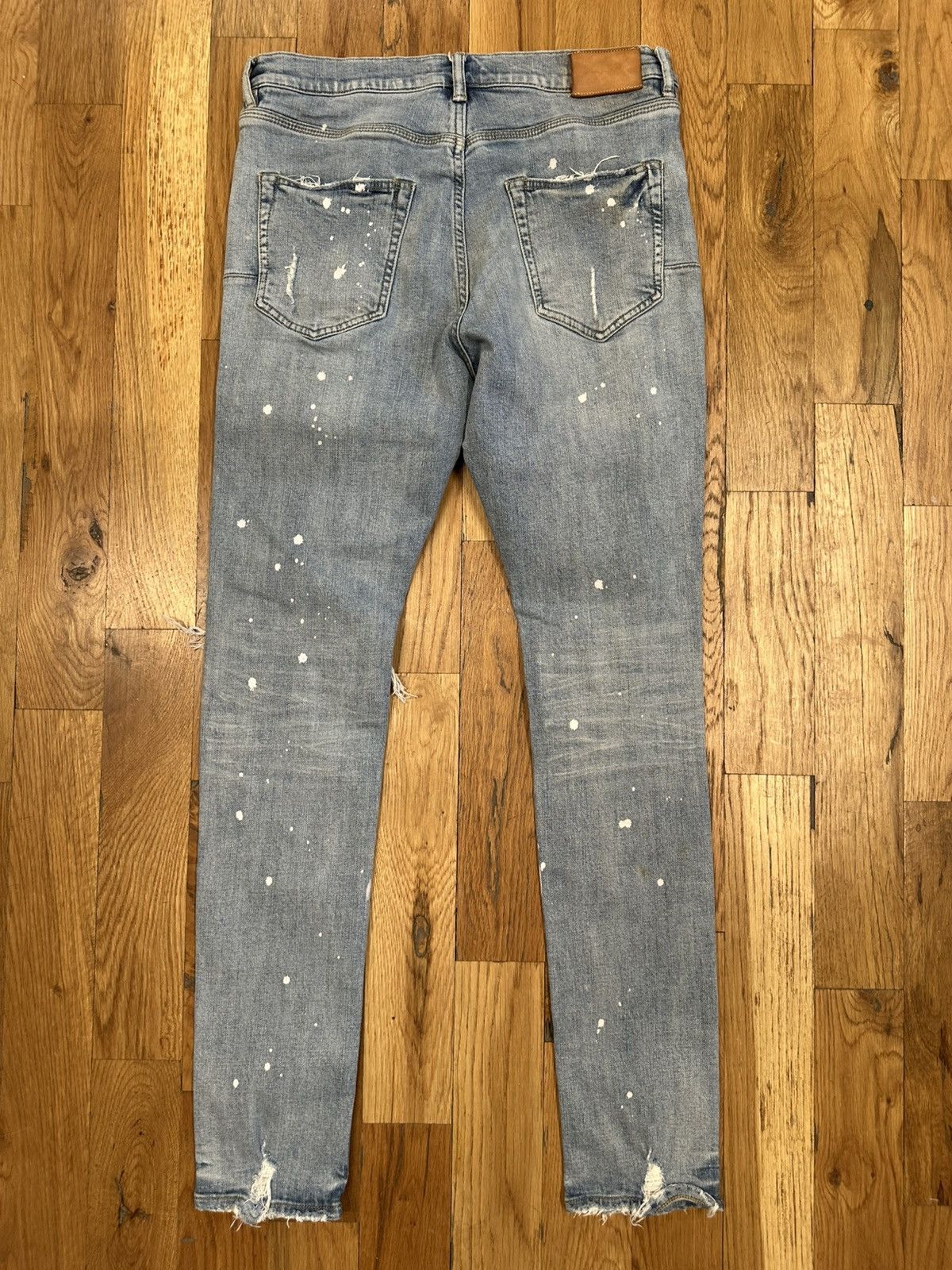Purple Brand Purple Brand Distressed Blue Denim Jeans Size 31 Size US 31 - 2 Thumbnail