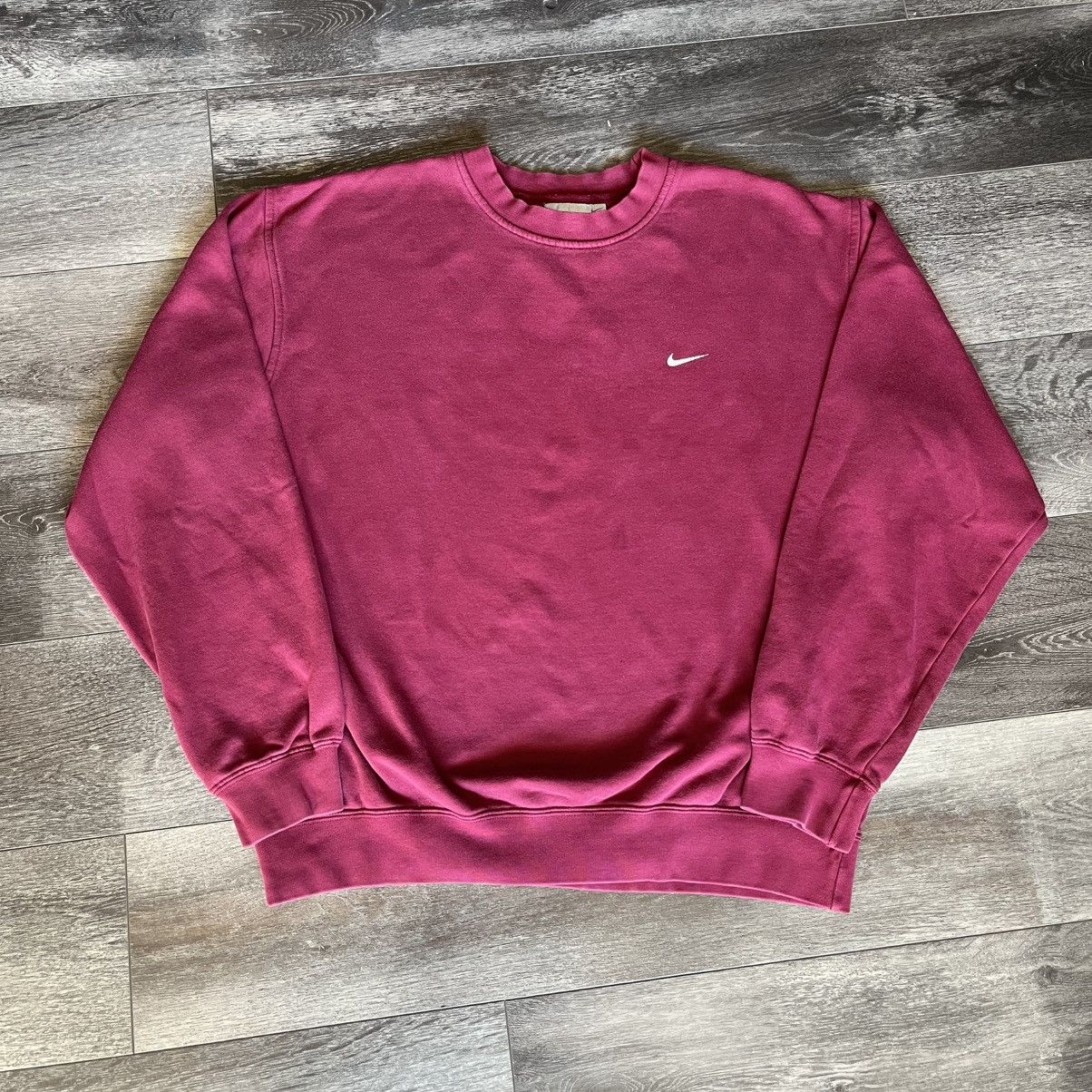 Nike Vintage Y2K Nike Team Basic Swoosh Logo Crewneck Sweatshirt Size US M / EU 48-50 / 2 - 1 Thumbnail