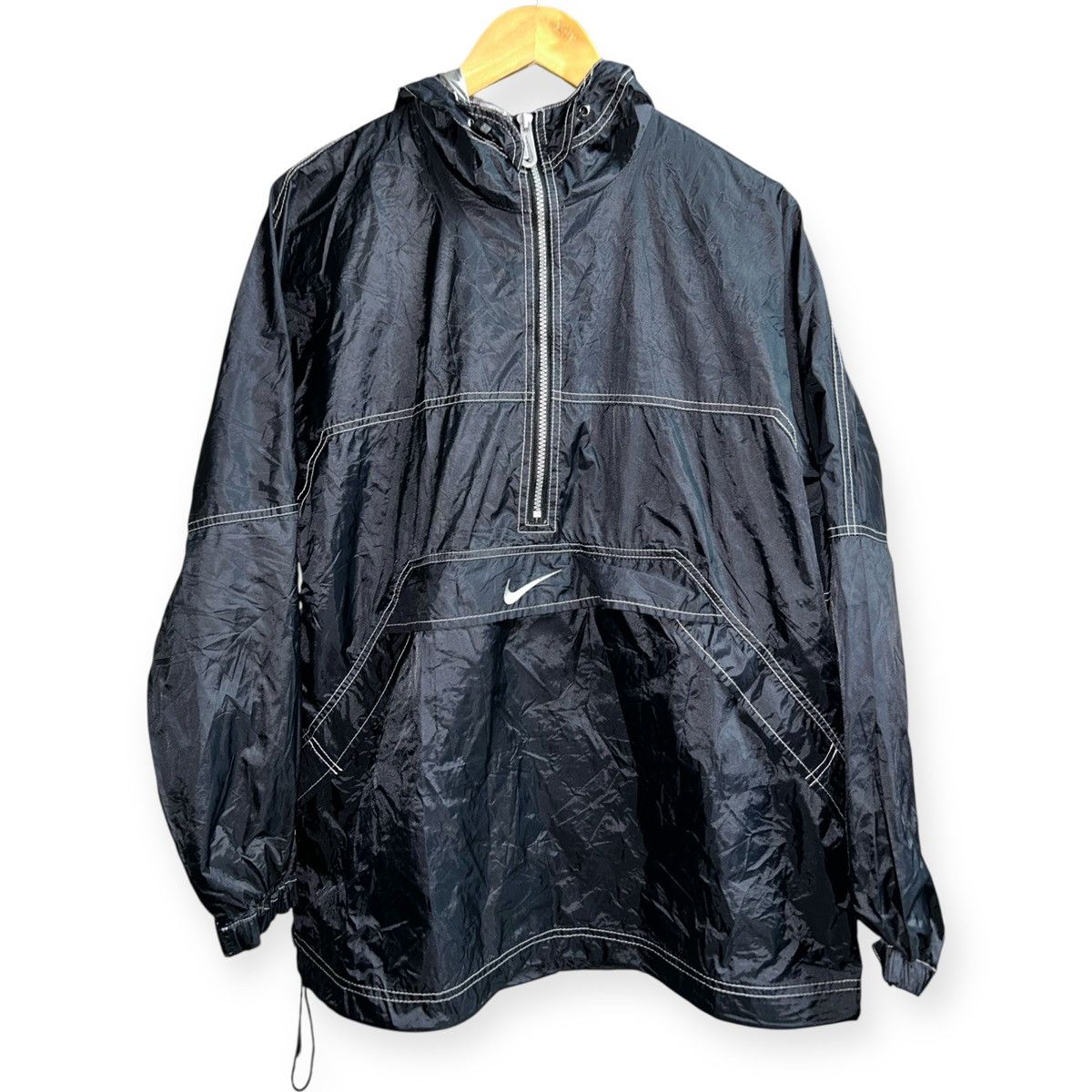 Nike Center Swoosh Halfzipper Windbreaker Jacket Size US M / EU 48-50 / 2 - 1 Thumbnail