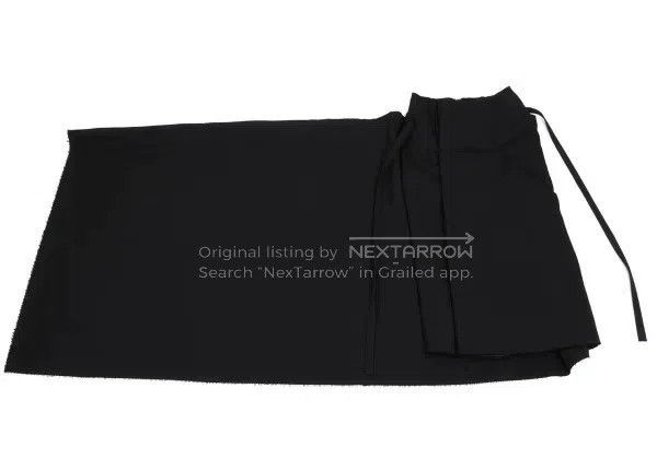 Comme des Garcons Comme Des Garcons size S Black vintage tie half skirt Size 23" - 7 Thumbnail
