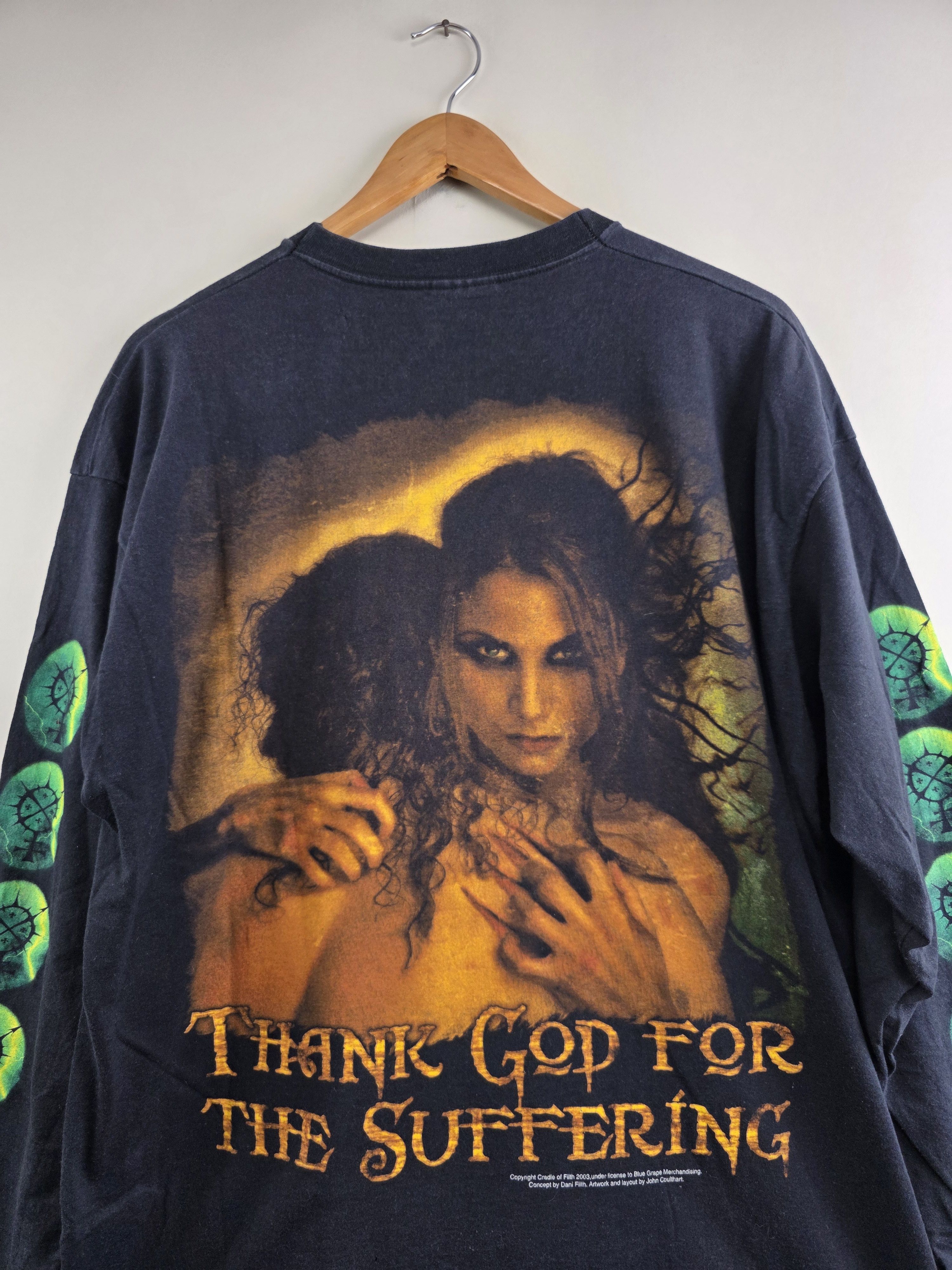 Band Tees × Vintage 2003 Cradle of Filth Damnation and a day Long-sleeve XL Size US XL / EU 56 / 4 - 6 Thumbnail