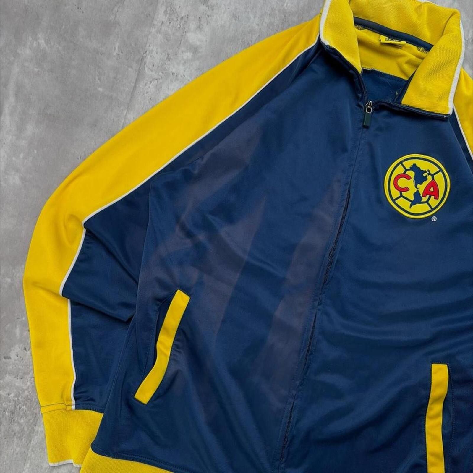 Other Y2K Navy Club America Liga Mx Faded Track Jacket Size US S / EU 44-46 / 1 - 8 Thumbnail