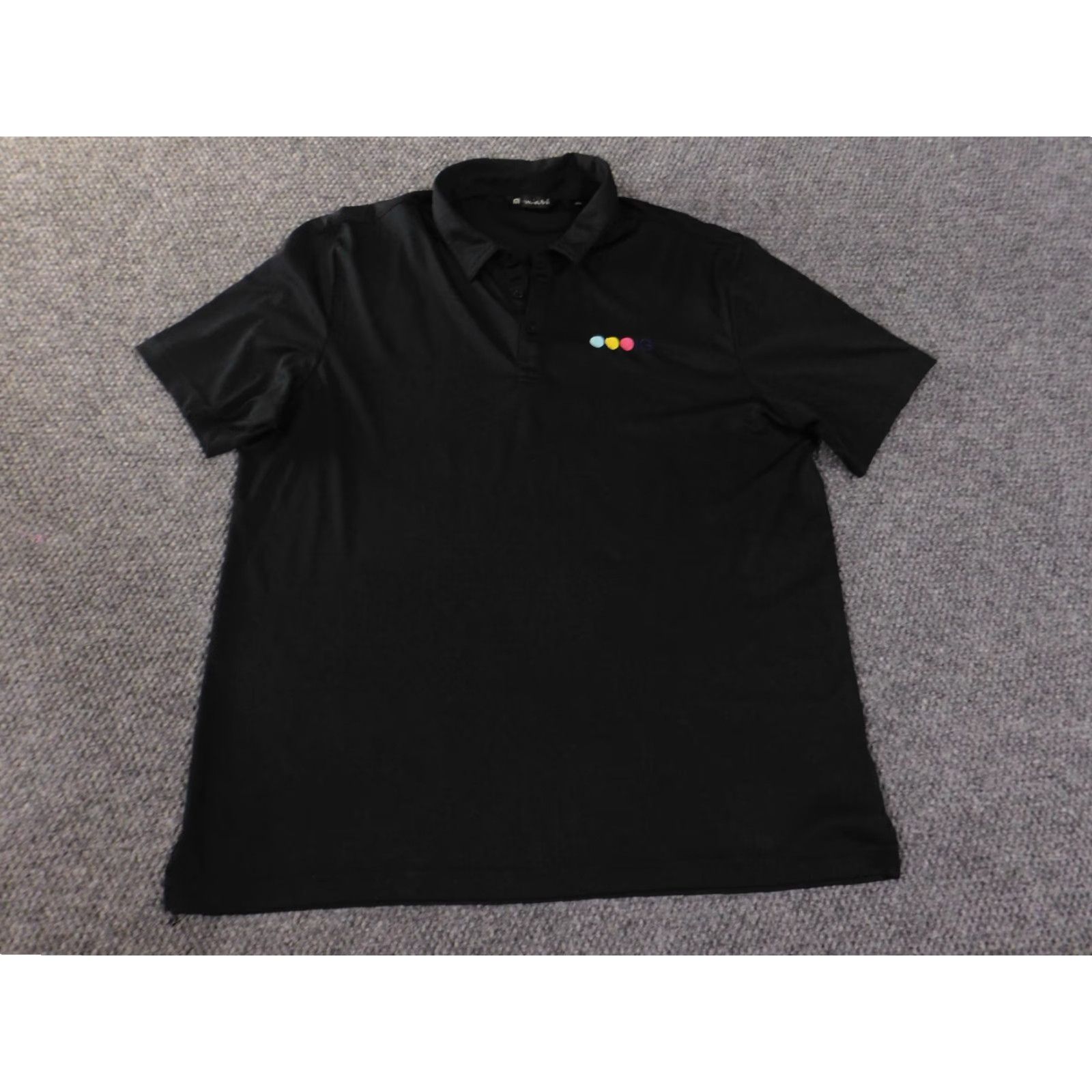 TravisMathew Travis Mathew Polo XXL Black Stretch Regular Mens Golf Performance Classic Polo Shirt Size US XXL / EU 58 / 5 - 2 Thumbnail
