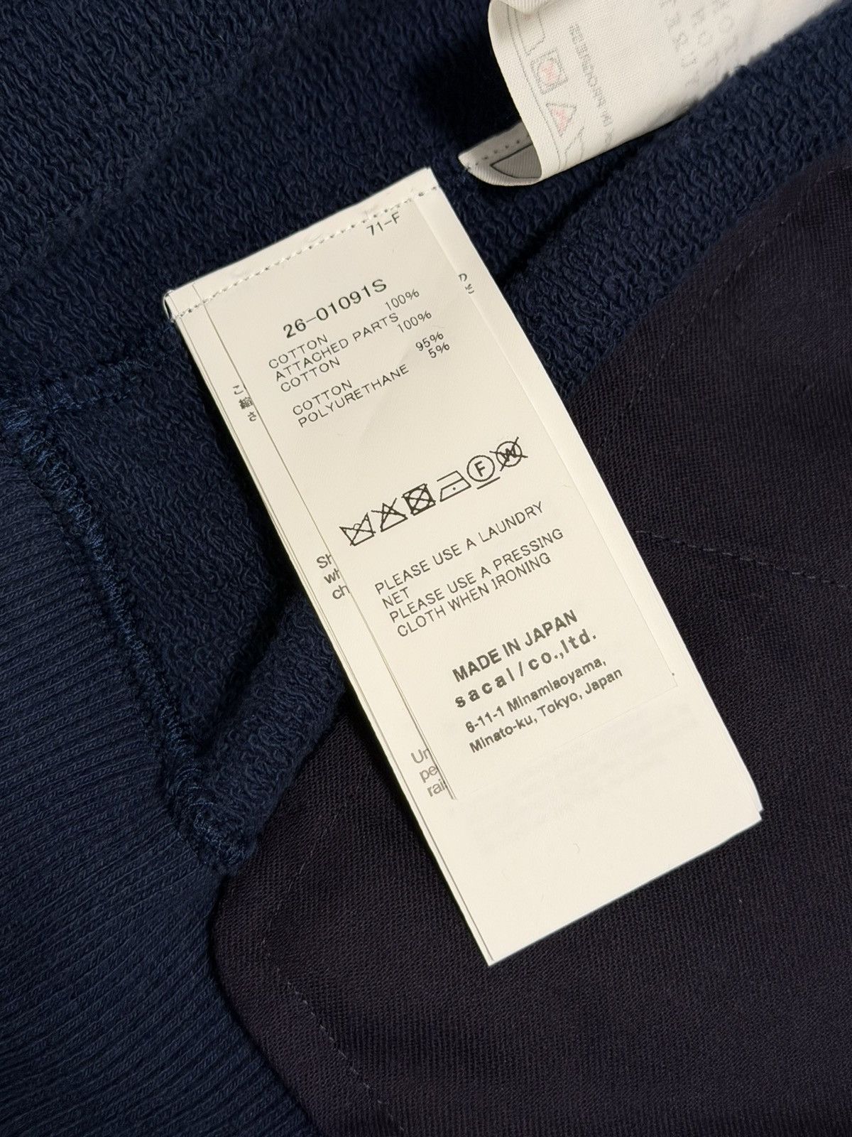 Carhartt Wip × Sacai Sacai x Carhartt WIP Cotton Jersey Hoodie Size Small - 2 JPN Size US S / EU 44-46 / 1 - 19 Thumbnail