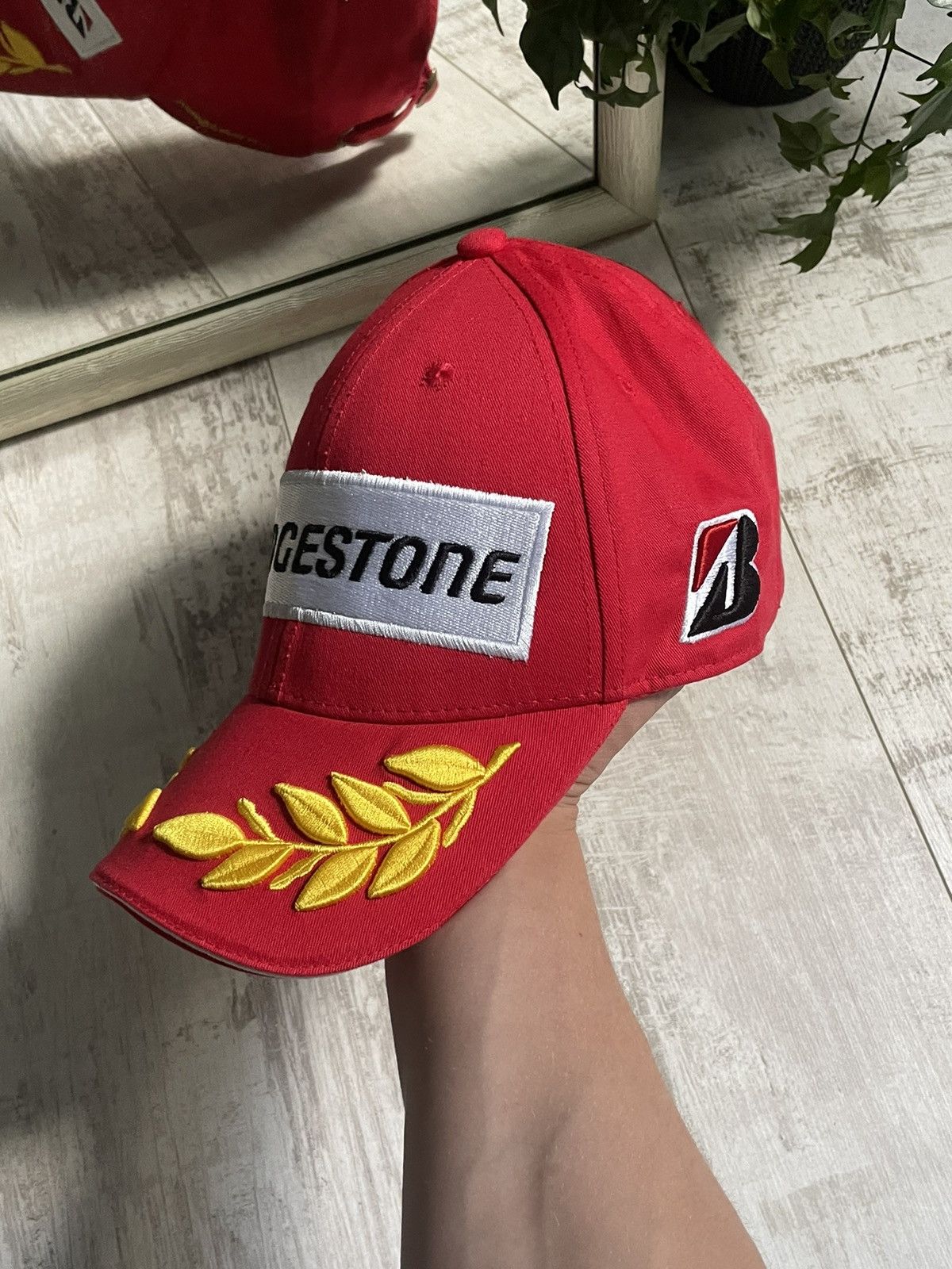 Formula 1 Vintage Bridgestone Racing Formula 1 Hat Cap RARE Size ONE SIZE - 2 Thumbnail