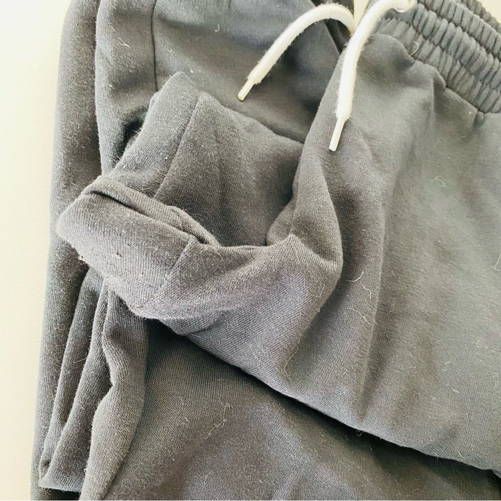 Old Navy OLD NAVY Grey Gray Sweatpants Sweats Joggers Pants White Tie Size 28" / US 6 / IT 42 - 7 Thumbnail