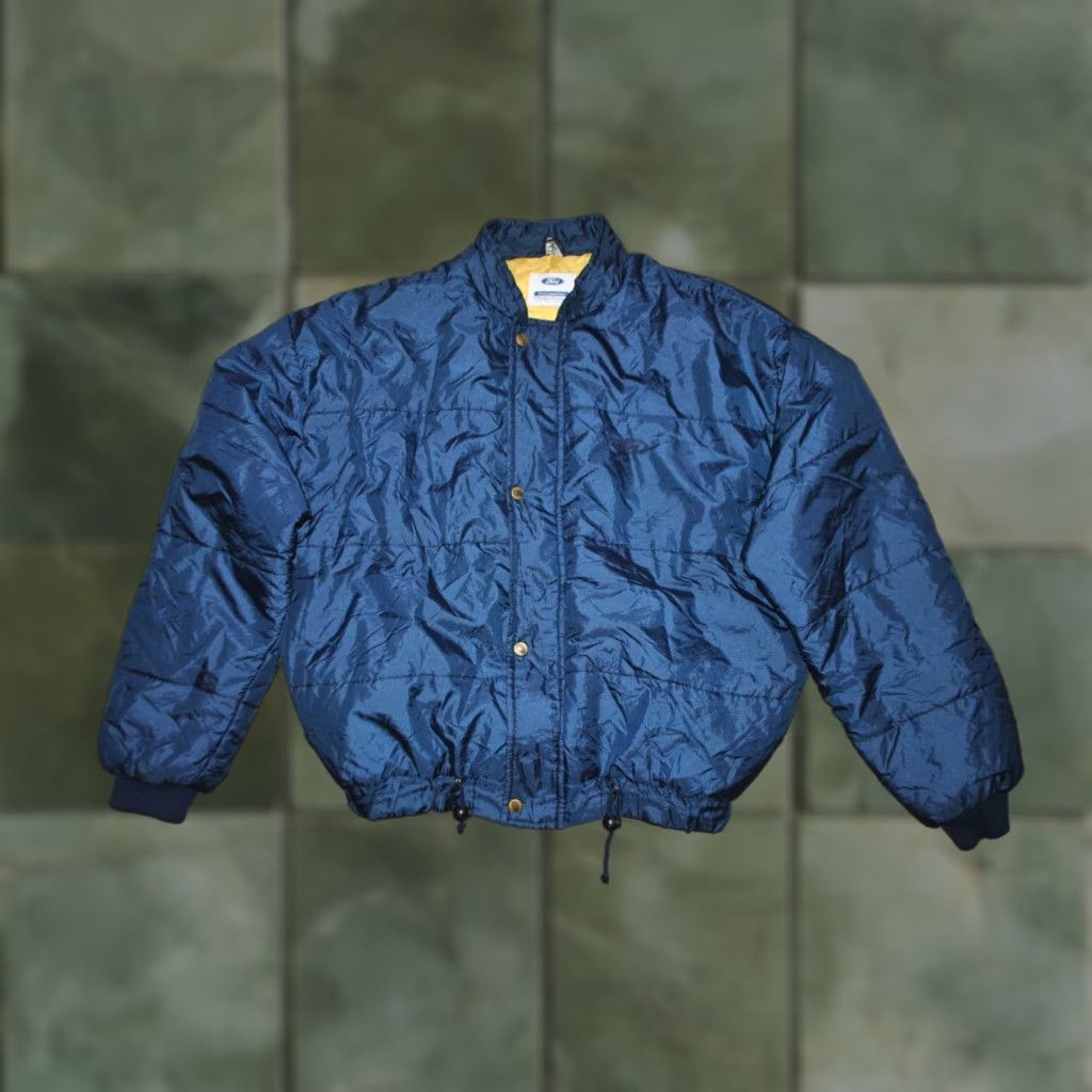 Ford FORD Jacket Bomber Nylon Zip Blue Men’s M Vintage 70's 80's Retro 80s Flap Buttoms? Size US M / EU 48-50 / 2 - 1 Thumbnail