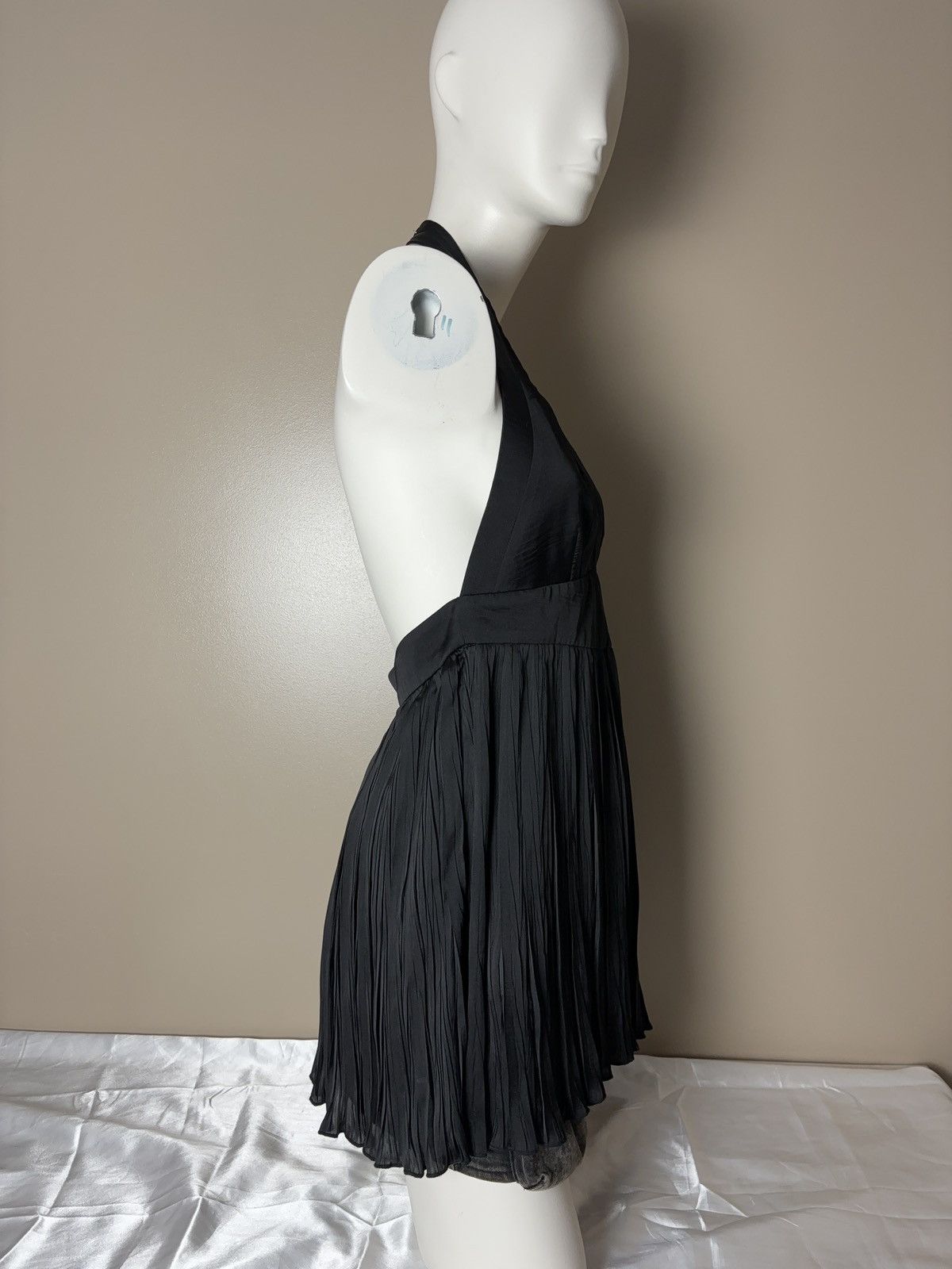 Vintage Italian micro dress coquette open back vintage Size M / US 6-8 / IT 42-44 - 5 Thumbnail