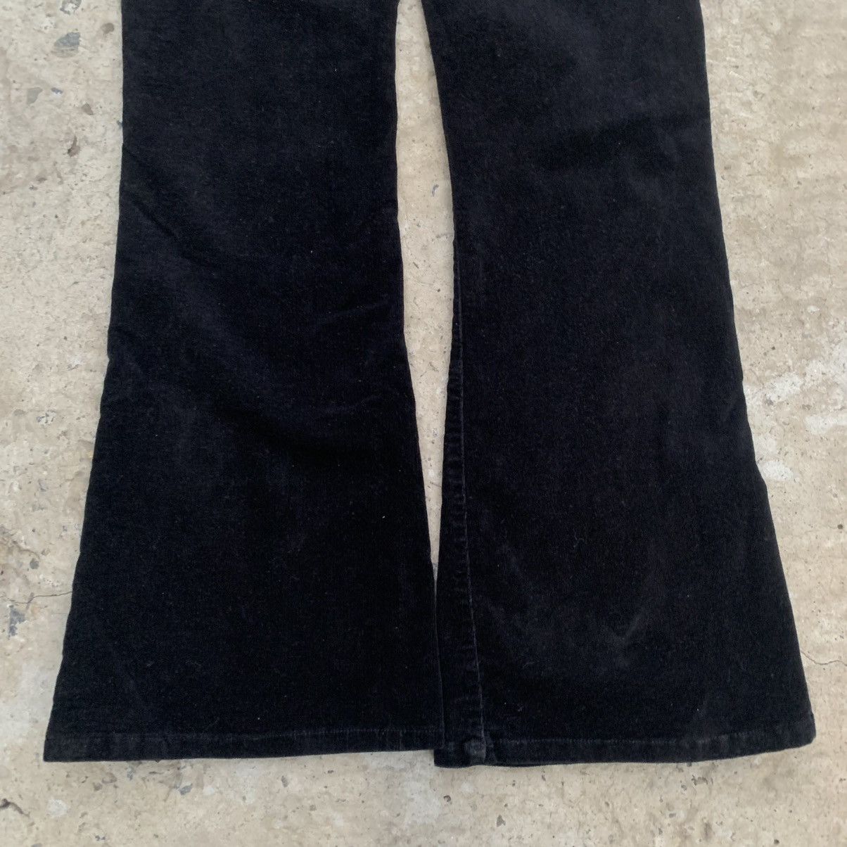 DOROTHEE SCHUMACHER Vintage Crazy Dorothy Perkins Women’s Flared Velvet Jeans Size 25" / US 0 / IT 36 - 7 Thumbnail