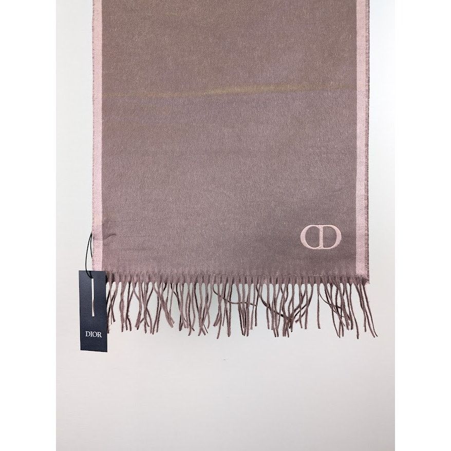 Dior o1rshd1 Size: OS/ Echarpe 36x195cm Franges Scarf Rose Violet Size ONE SIZE - 12 Thumbnail