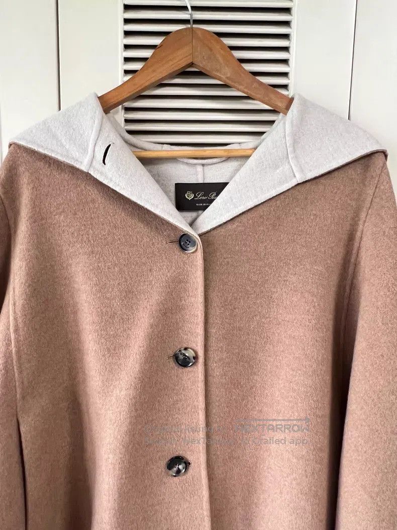 Loro Piana Loro Piana Hooded Cloak Coat, Camel Size M / US 6-8 / IT 42-44 - 3 Thumbnail