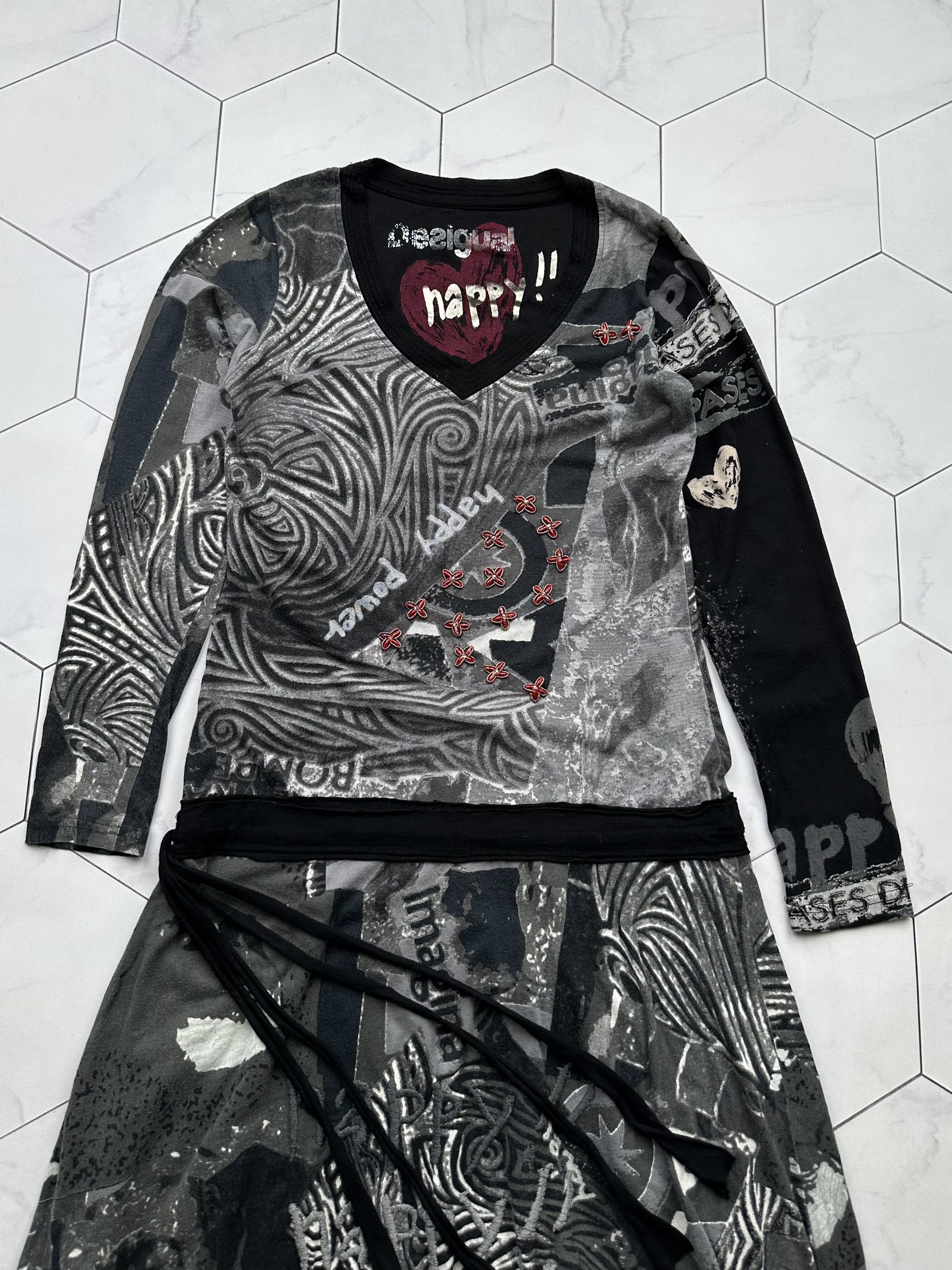 Desigual Desigual Vintage Printed Dress (B160) Size S / US 4 / IT 40 - 2 Thumbnail
