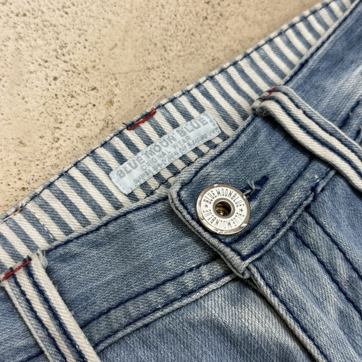 Japanese Brand Blue Moon Bluee Hickory Waist Printed Surfing Clone Devgru Size US 30 / EU 46 - 10 Thumbnail