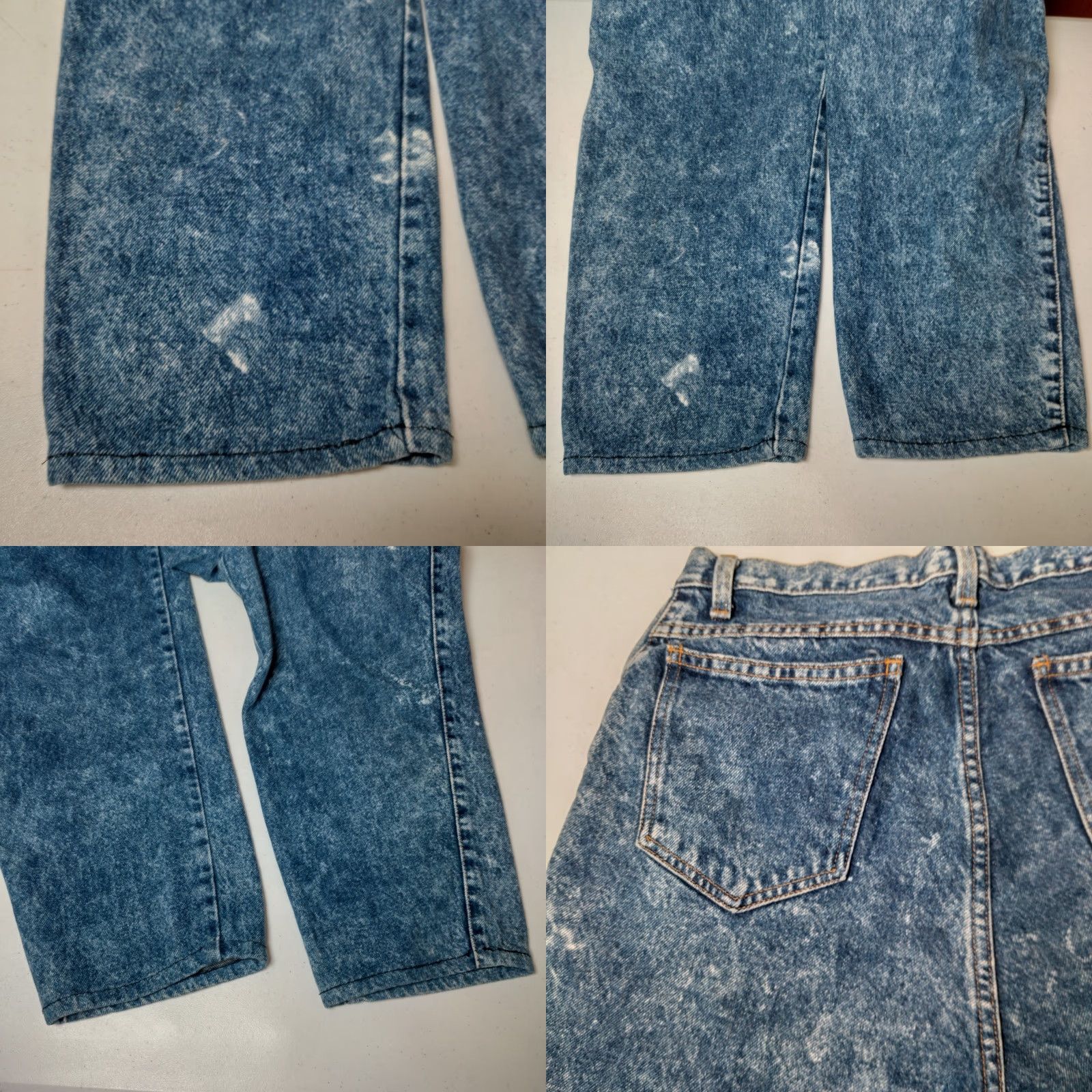 Vintage Vintage Sasson Acid Wash High Waist Jeans Women 14 Blue 80s 90s Retro Denim Size 36" / US 14 / IT 50 - 8 Thumbnail
