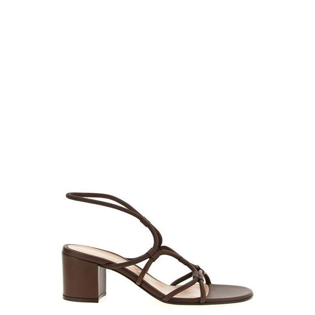 GIANVITO ROSSI G32601 70mm Brown Sandals New & Authentic (Wo
