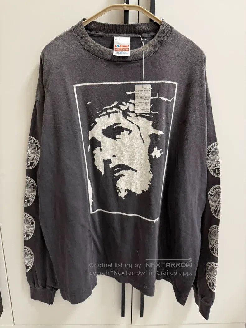 Saint Michael Saint Michael Jesus made old long sleeves Size US XL / EU 56 / 4 - 1 Thumbnail