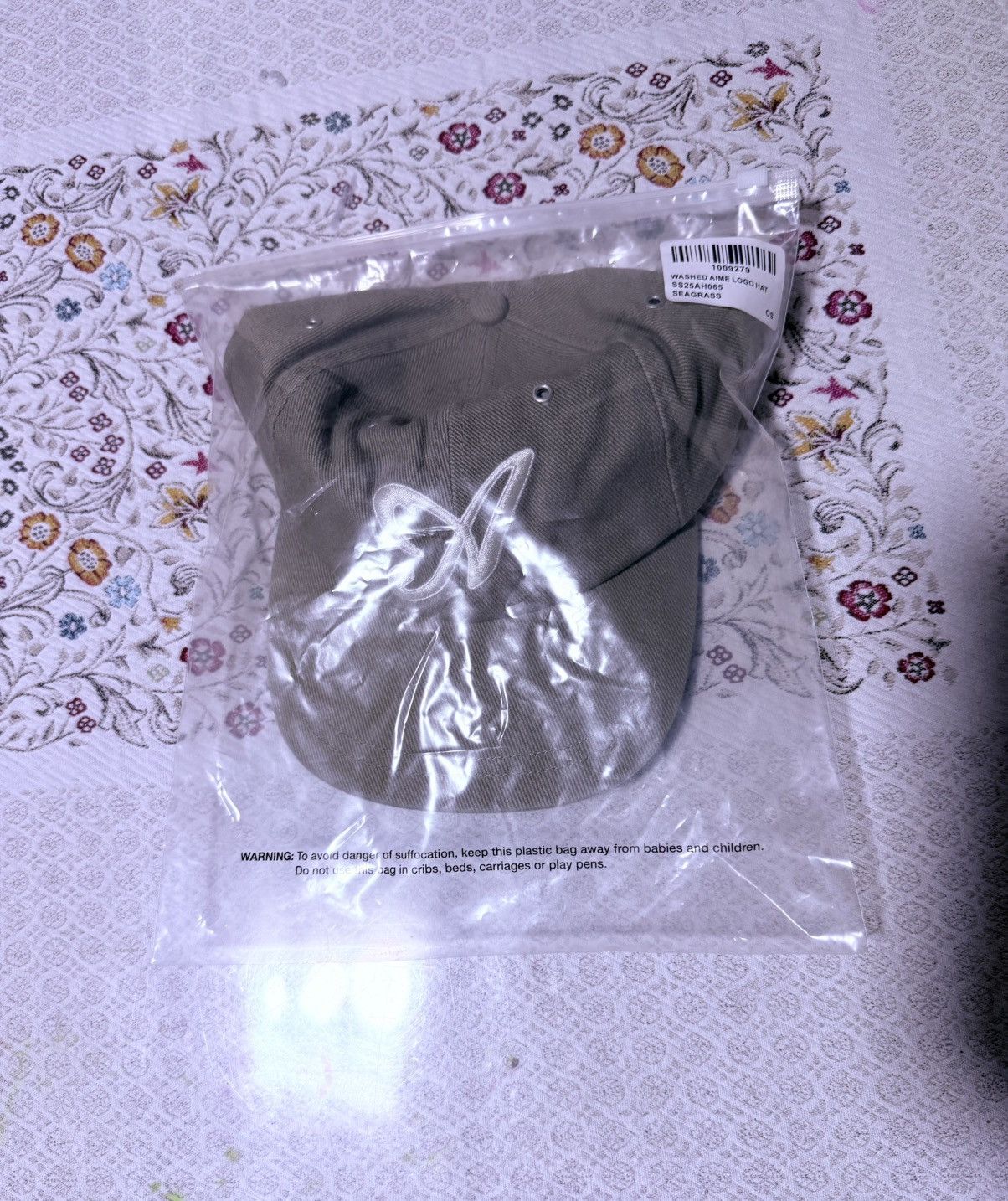 Aime Leon Dore Aime Leon Dore Washed “A” Logo Hat in “Seagrass” Cap Size ONE SIZE - 11 Thumbnail