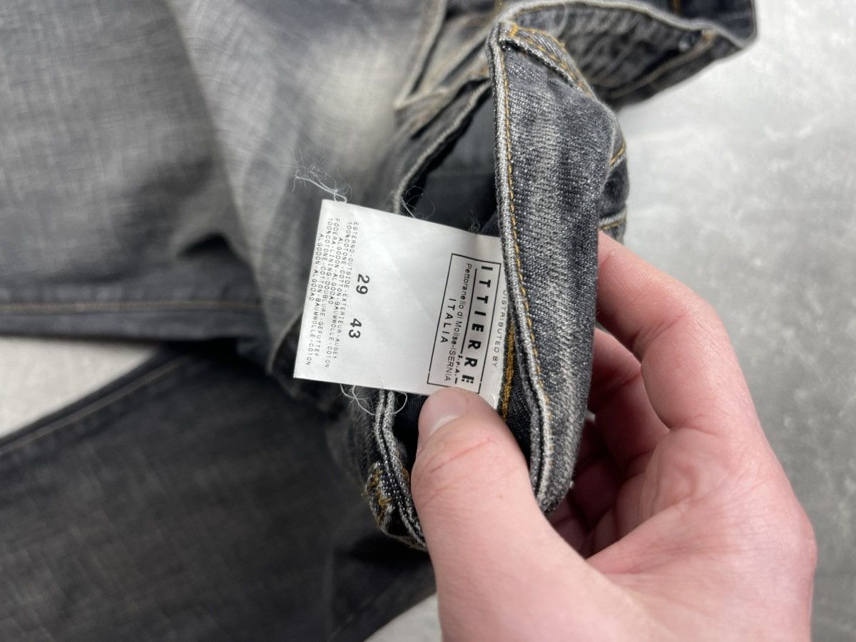 Just Cavalli × Roberto Cavalli Just Cavalli Roberto Cavalli Gray Faded Logo Flared Jeans Size 29" - 11 Thumbnail
