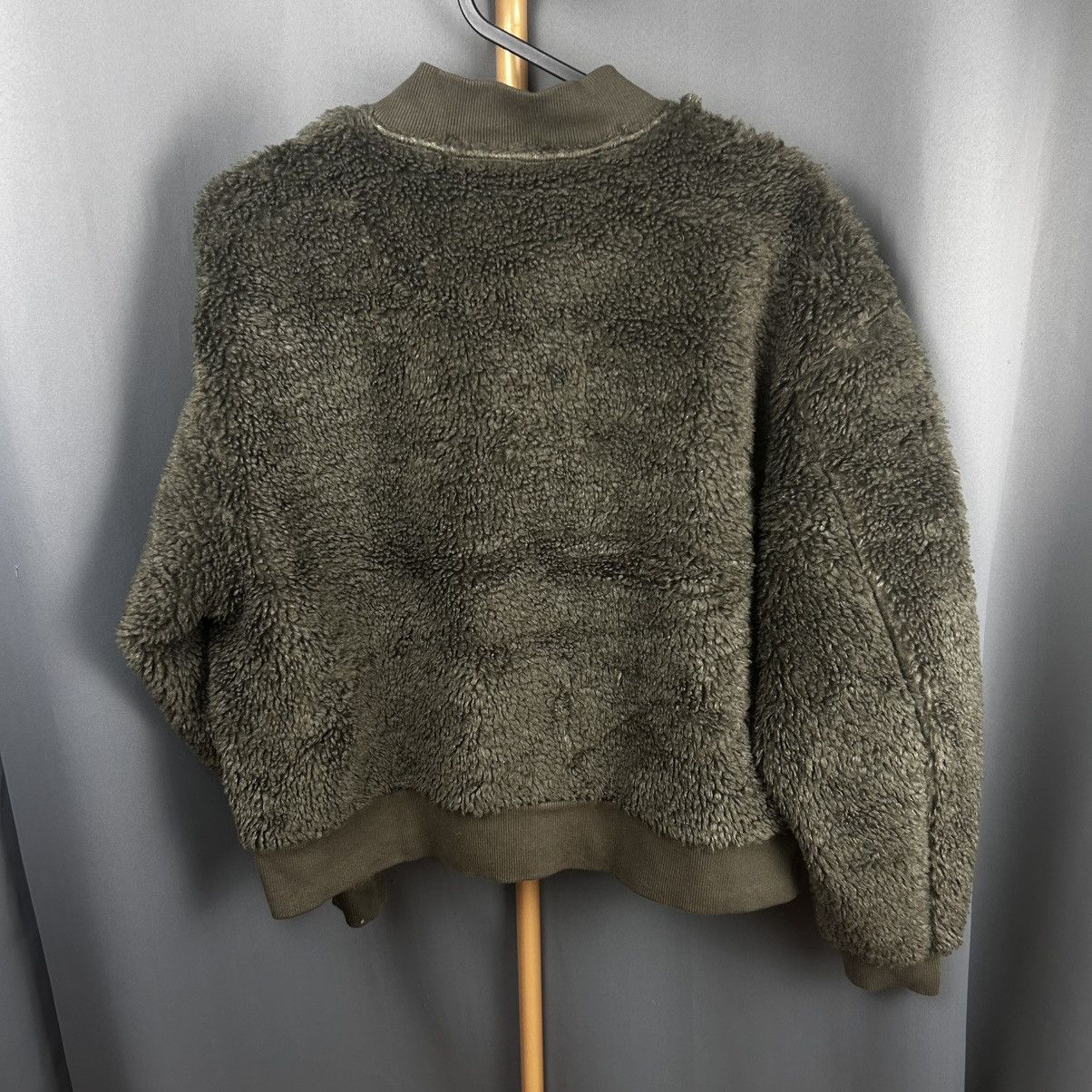 Uniqlo Vintage Uniqlo Army Green Sherpa Jacket Size US L / EU 52-54 / 3 - 4 Thumbnail