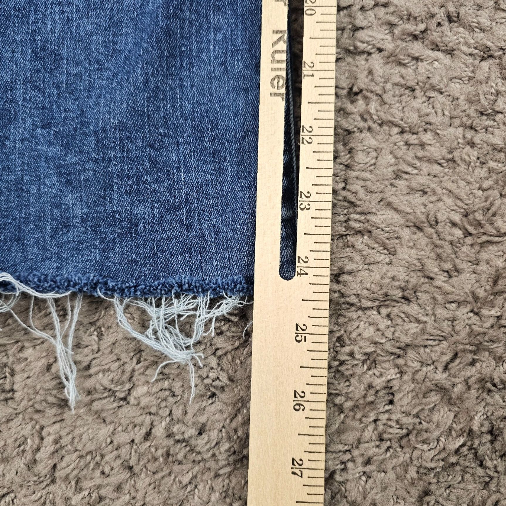 Express Vintage Express Women's Cropped Flare Jeans 00 High Rise Stretch Denim Blue 25x25 Size 24" / US 00 / IT 34 - 6 Thumbnail