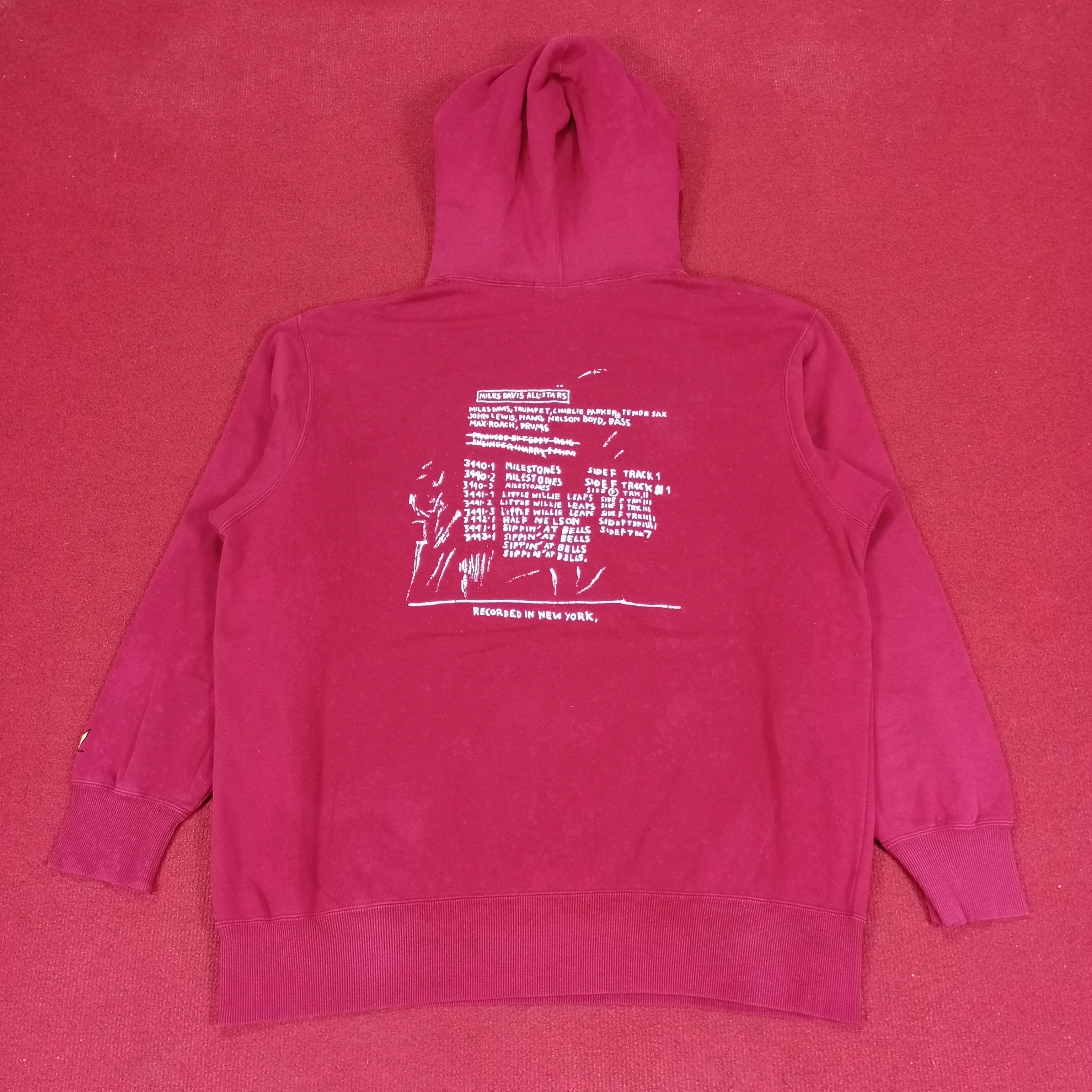 Japanese Brand × Jean-Michel Basquiat × Vintage Jean Michel Basquiat X Japanese Brand Streetwear Hoodies Size US XL / EU 56 / 4 - 4 Thumbnail
