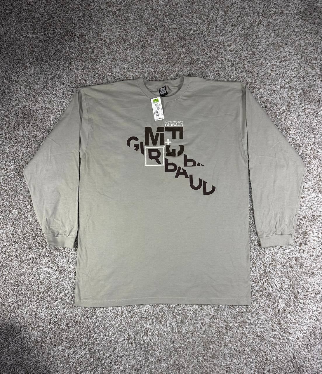 Marithe + Francois Girbaud Y2K Marithé François Girbaud Print Logo Long Sleeve Hip Hop Size US XXL / EU 58 / 5 - 1 Thumbnail