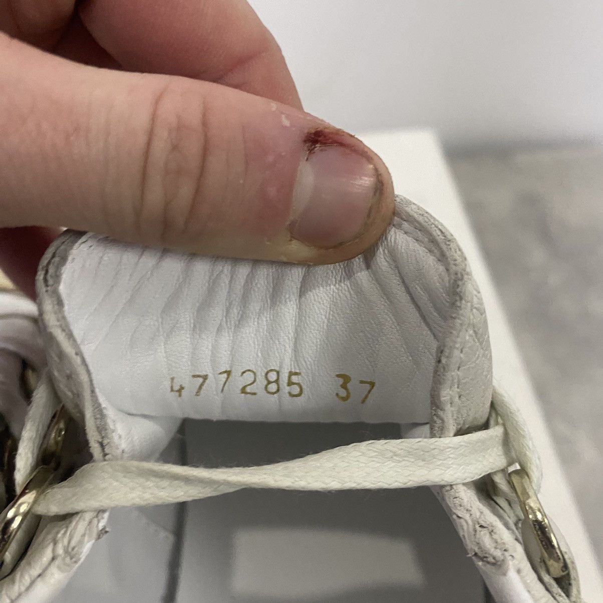 Balenciaga Balenciaga Arena Low Top Leather Sneakers Size US 6 / EU 39 - 8 Thumbnail