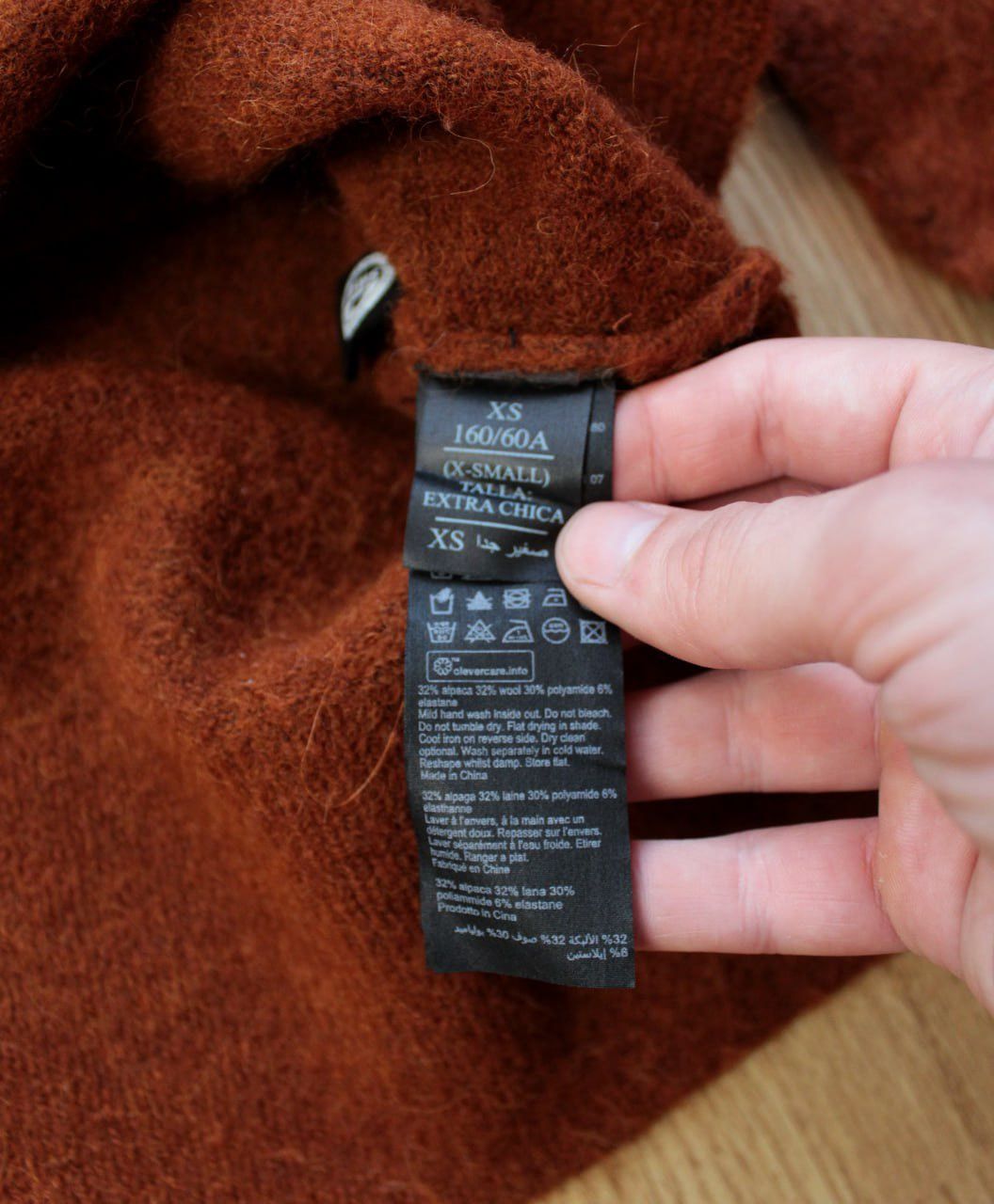 Allsaints × Vintage 🔥 Allsaints Alpaca Wool Blend Split Crew Logo Jumper Sweater Size XS / US 0-2 / IT 36-38 - 12 Thumbnail