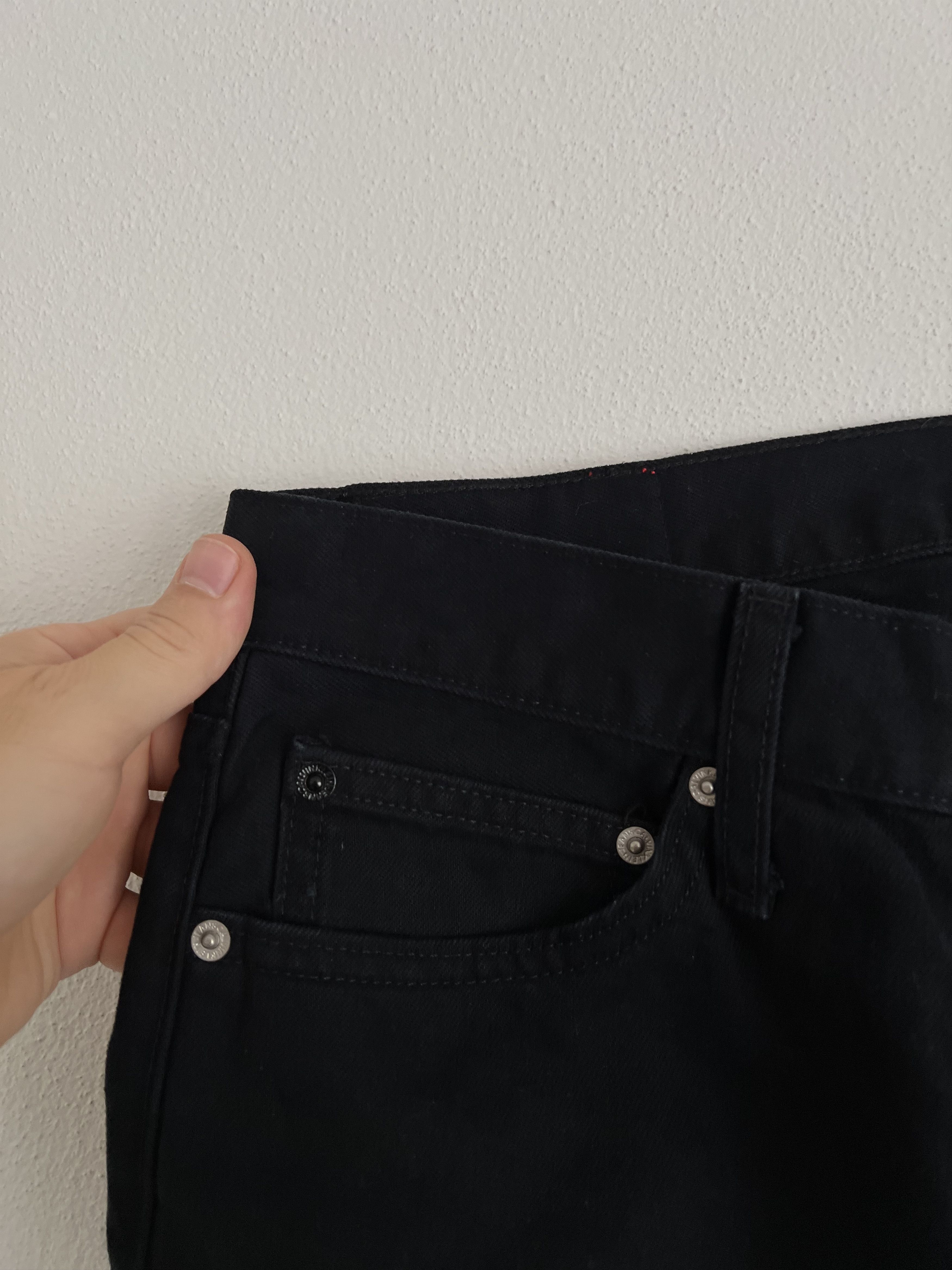 Calvin Klein CKJ Calvin Klein Jeans 205W39NYC Mid Rise Slim Floral Patch Size 31" - 7 Thumbnail