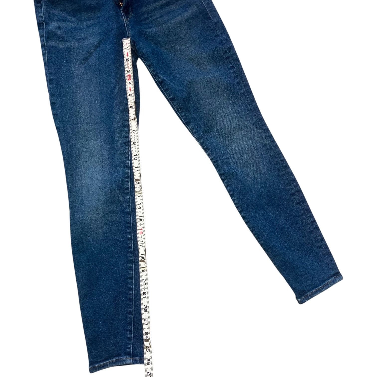 Frame Frame Le High Skinny Jean in Medium Wash Clipper Street - 28 Size 28" / US 6 / IT 42 - 10 Thumbnail