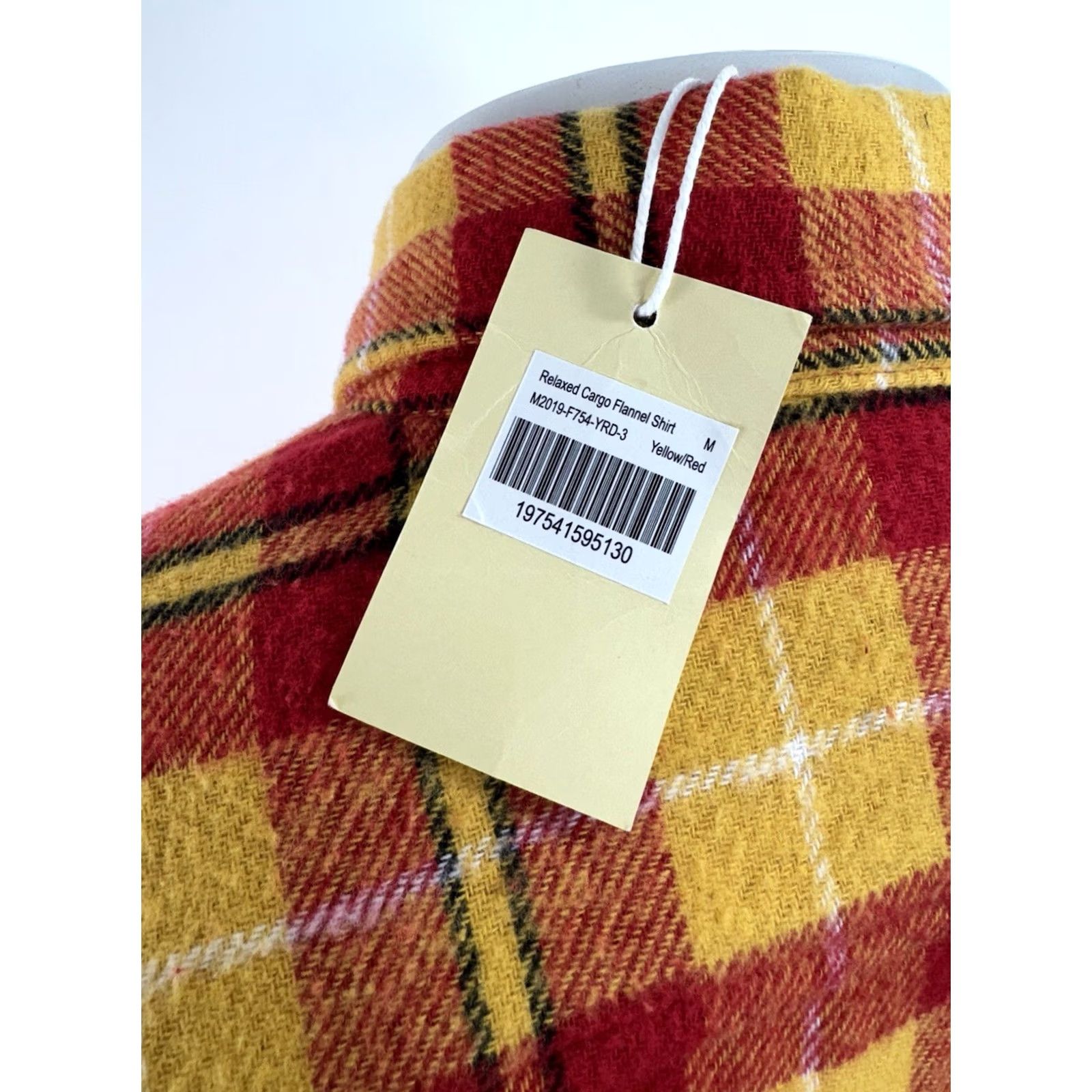 MNML MNML - Plaid Relaxed Cargo Mens M Flannel Shirt Size US M / EU 48-50 / 2 - 5 Thumbnail