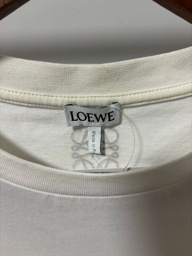 Loewe LOEWE White portrait short sleeves Size XS / US 0-2 / IT 36-38 - 3 Thumbnail