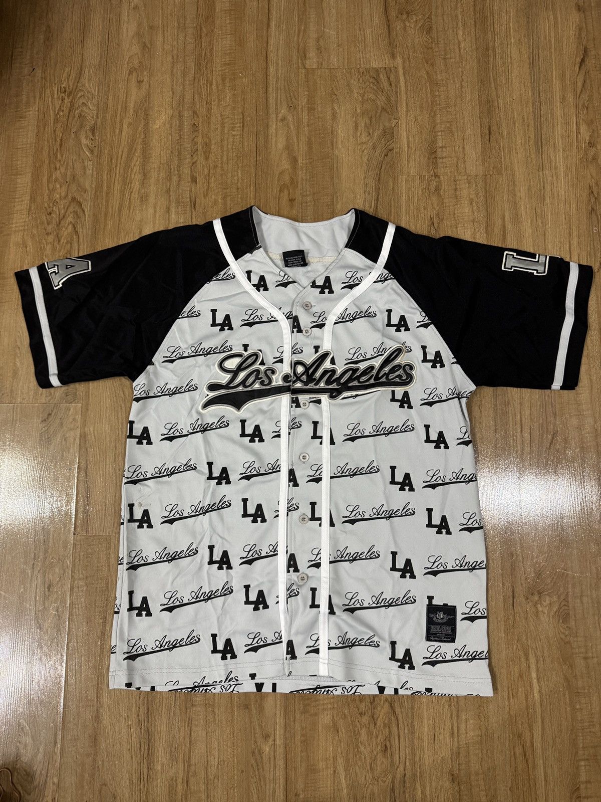 Los Angeles Apparel URBAN COUTURE LA BASEBALL JERSEY Size US XL / EU 56 / 4 - 1 Thumbnail