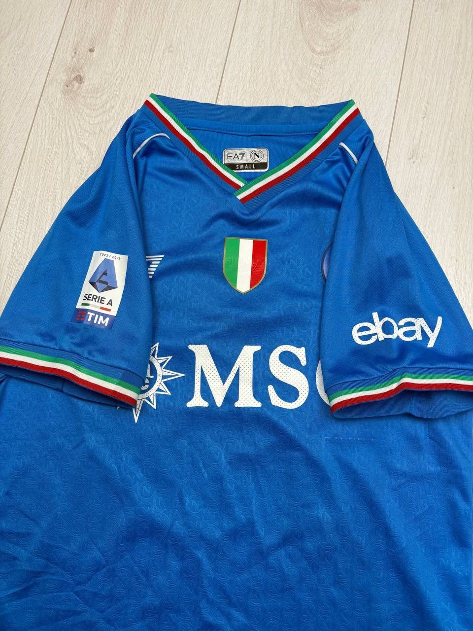 Emporio Armani EA7/SSC Napoli 2021 2022 Away Football Shirt Soccer Jersey Size US S / EU 44-46 / 1 - 3 Thumbnail