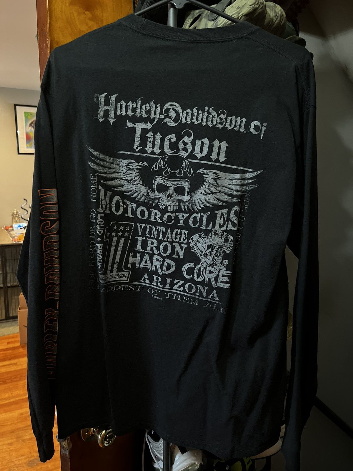 Harley Davidson × Vintage Harley Davidson Long Sleeve Size US L / EU 52-54 / 3 - 3 Thumbnail