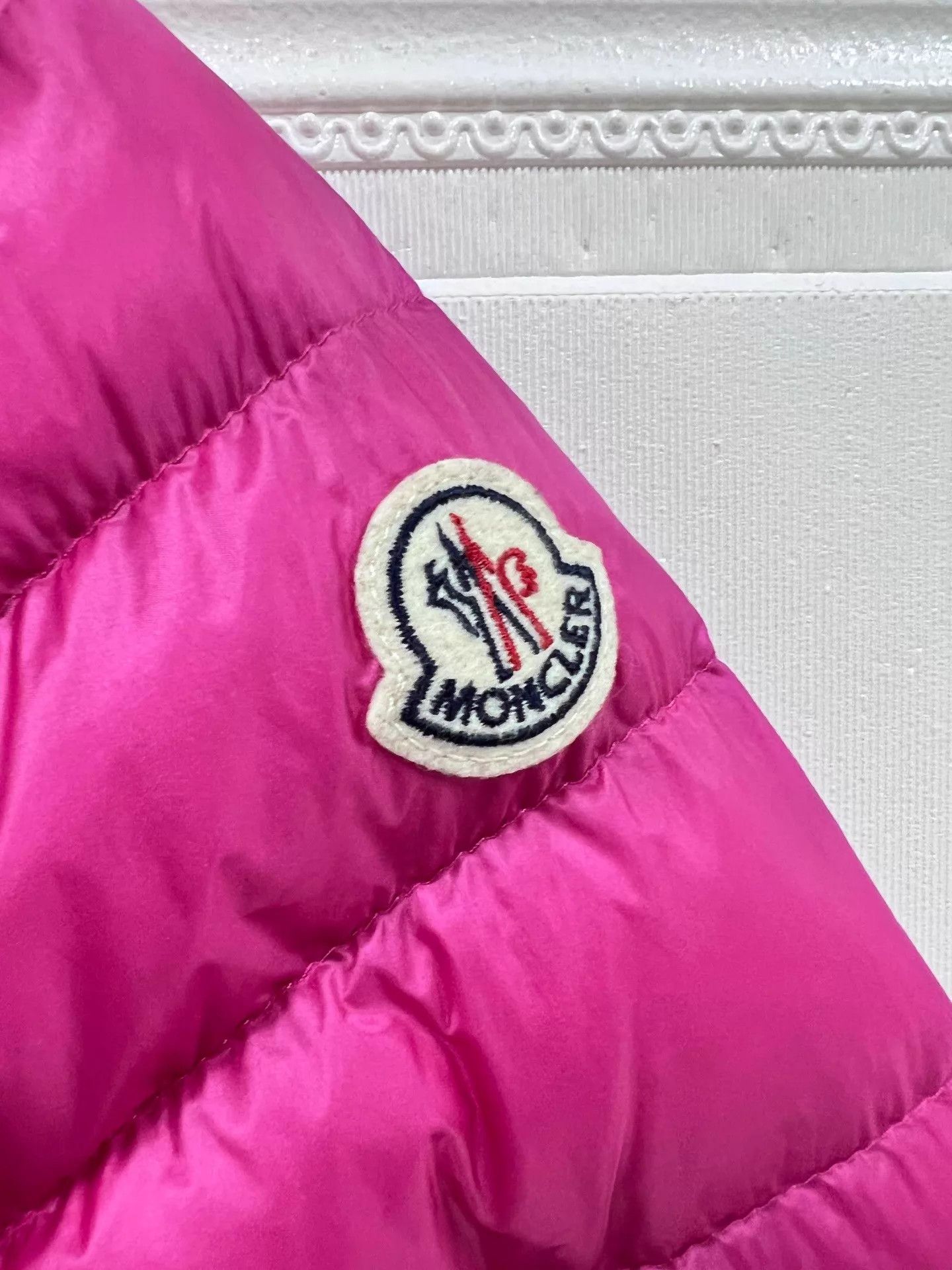 Moncler Moncler light down jacket pink arm patch Size 1 Size S / US 4 / IT 40 - 3 Thumbnail