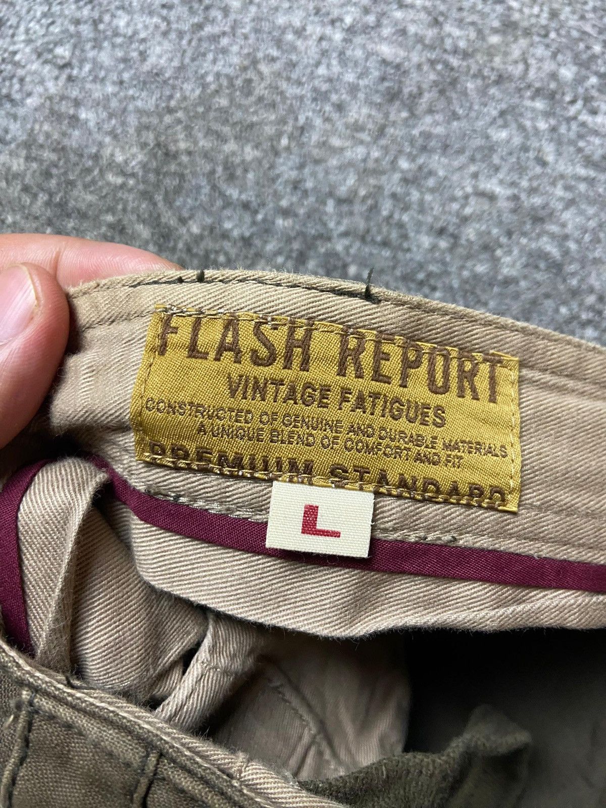 Japanese Brand Flash Report Tactical Cargo Multipocket Pants (147) Size US 33 - 6 Thumbnail