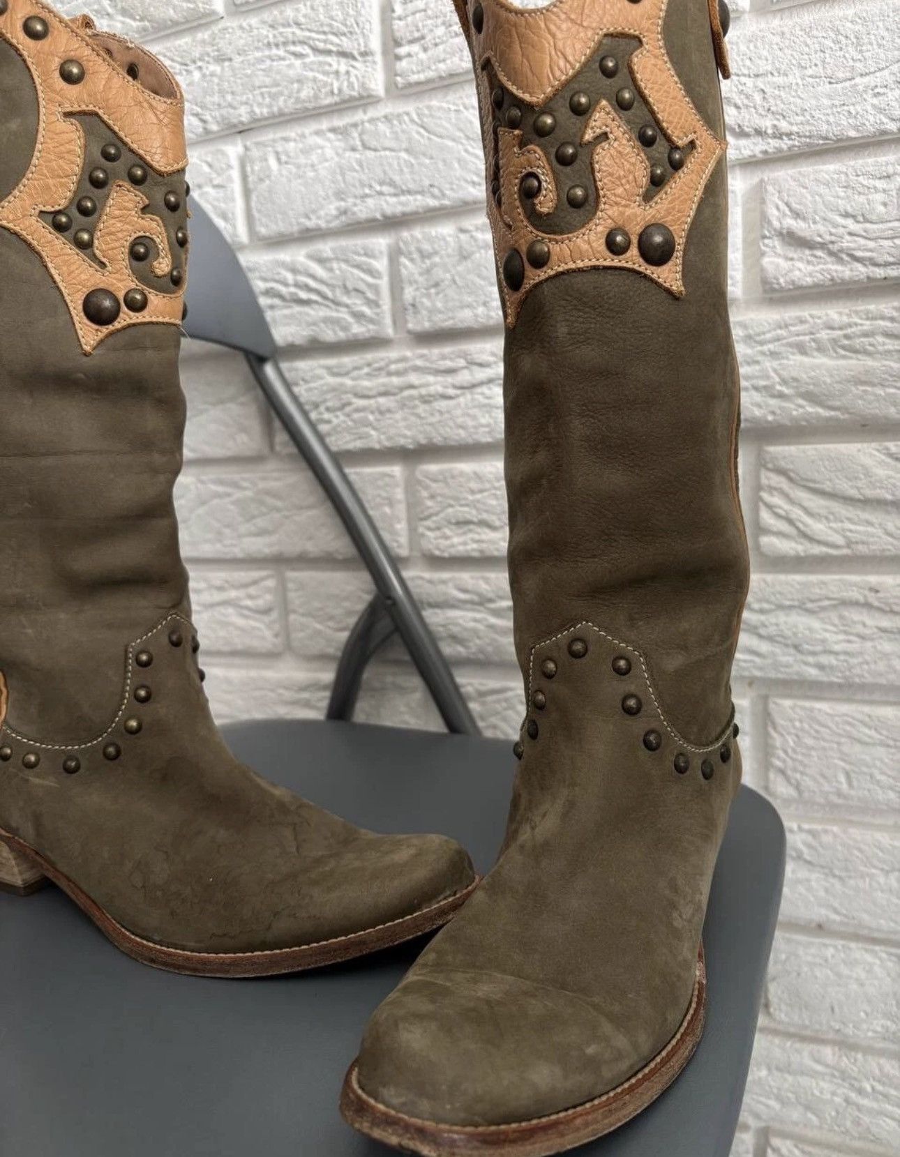 Moschino Moschino Jeans women leather cossack boots big logo Size US 8 / IT 38 - 3 Thumbnail