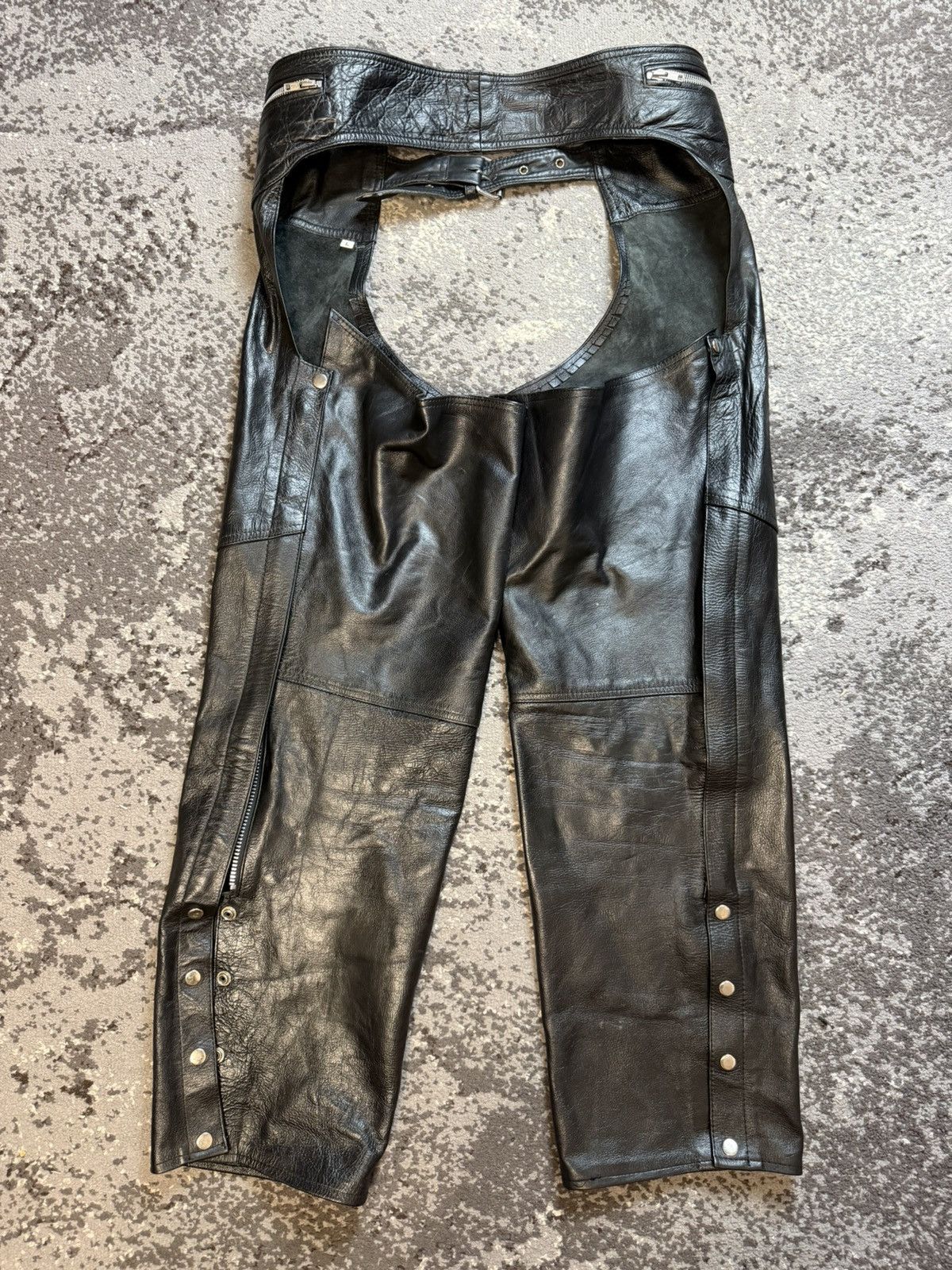Japanese Brand Vintage y2k Opium Owens Style Suede Chaps Spirit Biker Size US 34 / EU 50 - 1 Thumbnail