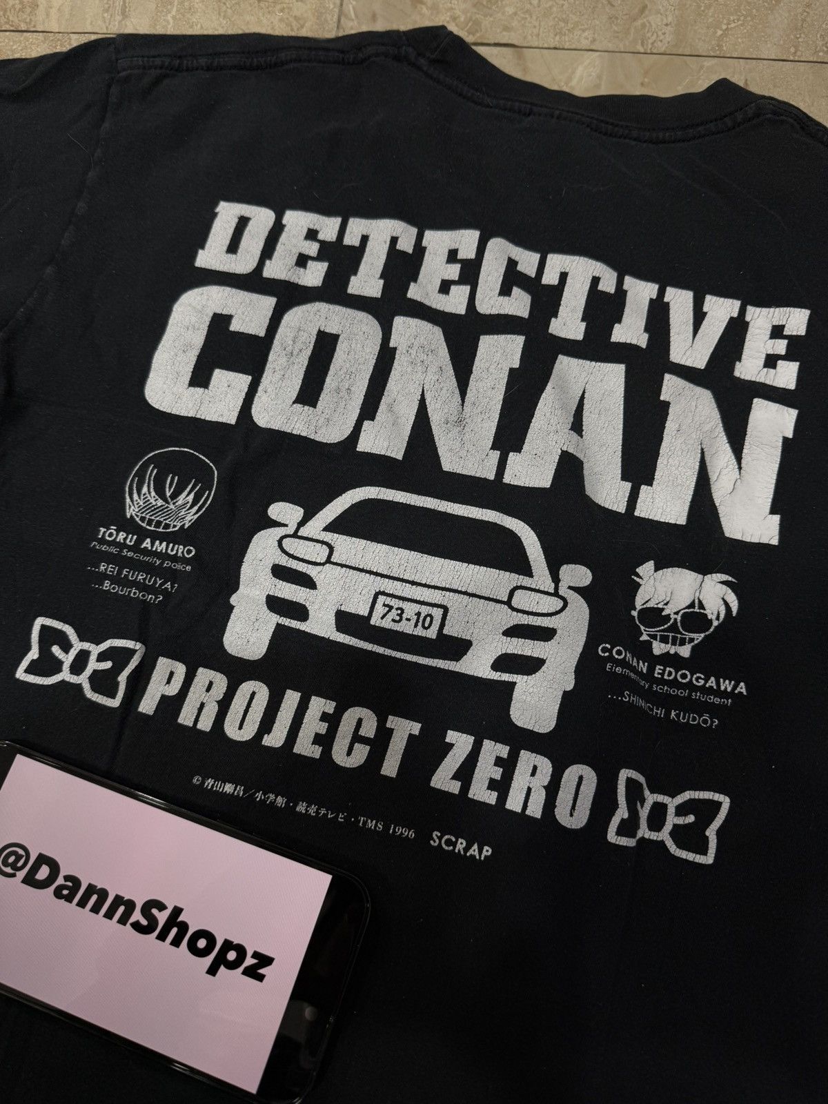 Vintage ‼️VINTAGE‼️ 1996's Detective Conan X PROJECT ZERO (GILDAN) Size US M / EU 48-50 / 2 - 5 Thumbnail