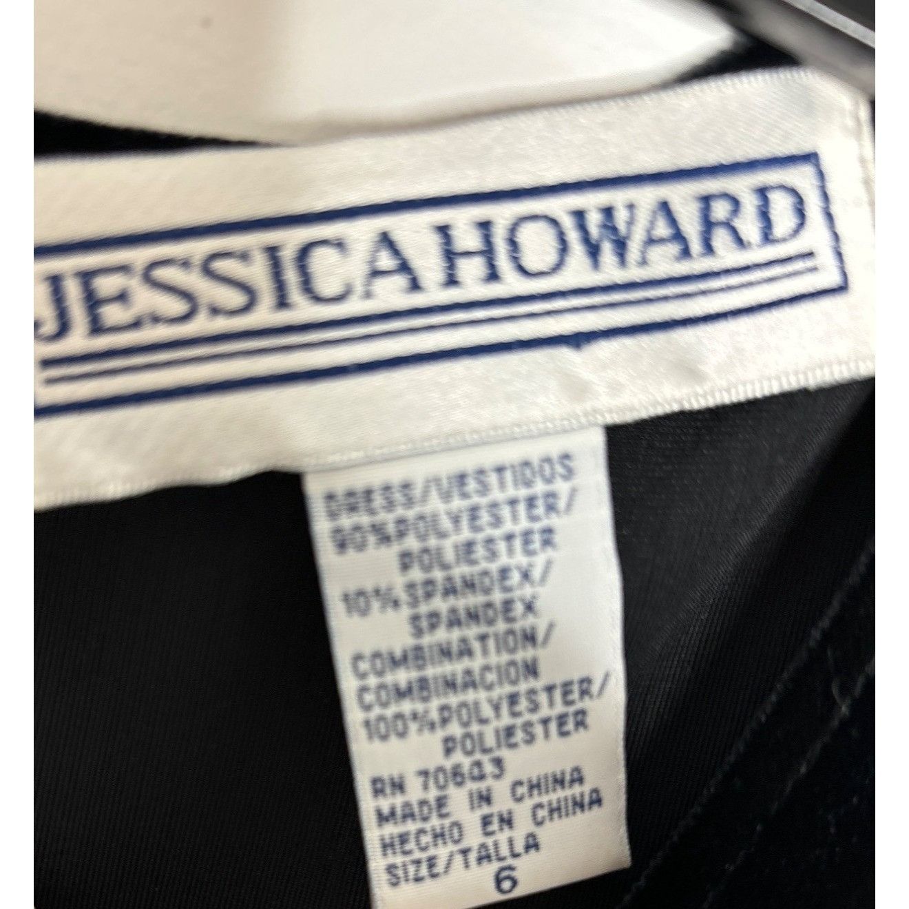 Vintage VINTAGE 90'S JESSICA HOWARD WOMEN'S BLACK VELVET COCKTAIL DR Size M / US 6-8 / IT 42-44 - 6 Thumbnail