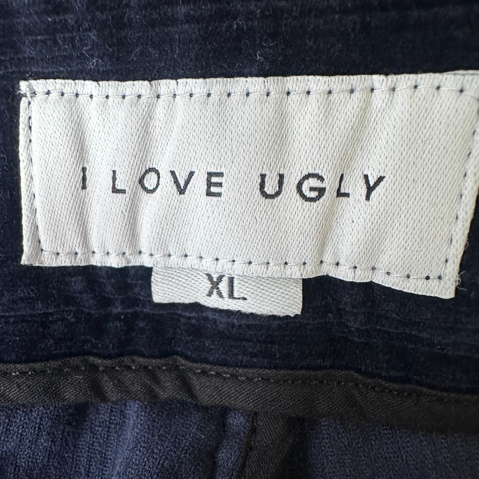 I Love Ugly I Love Ugly Slim Kobe Pants Men’s XL Navy Blue Cotton New Size US 36 / EU 52 - 5 Thumbnail