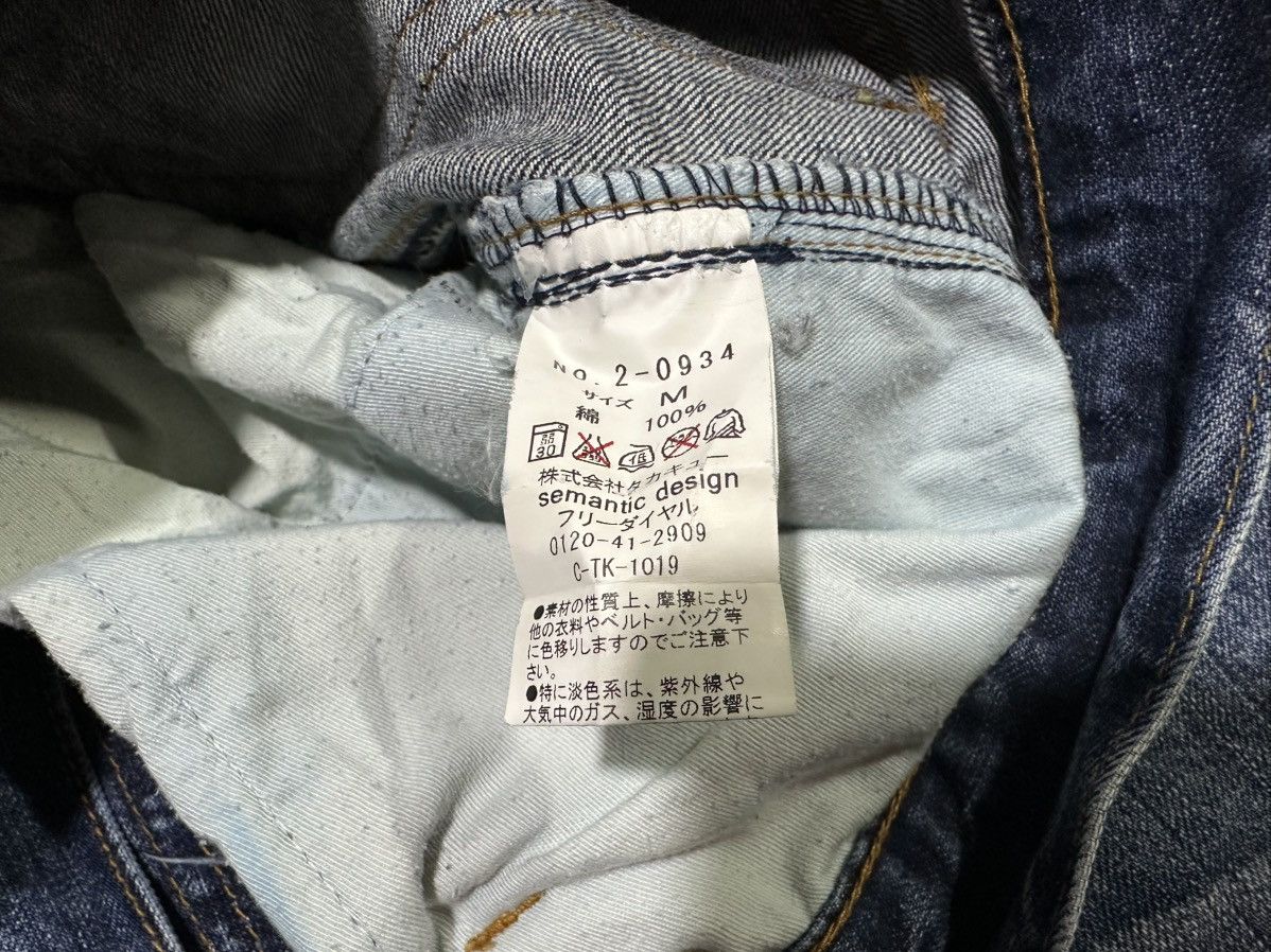 semanticdesign 🔥Ss09 Semantic Design Poem Skull Cross Flared Denim Size US 32 / EU 48 - 17 Thumbnail