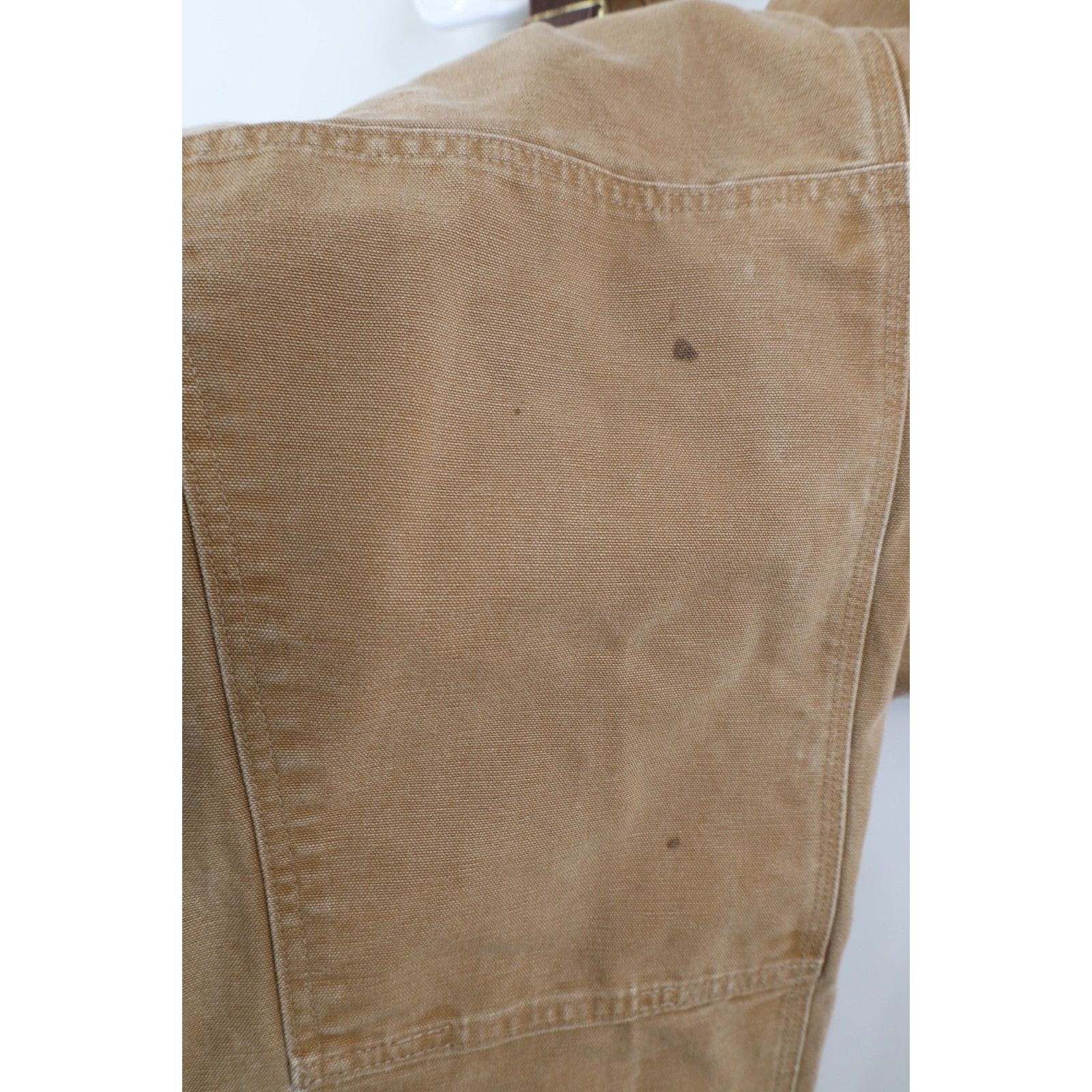 Carhartt Vintage Y2K Carhartt Faded Double Knee Canvas Overalls Size US 36 / EU 52 - 11 Thumbnail