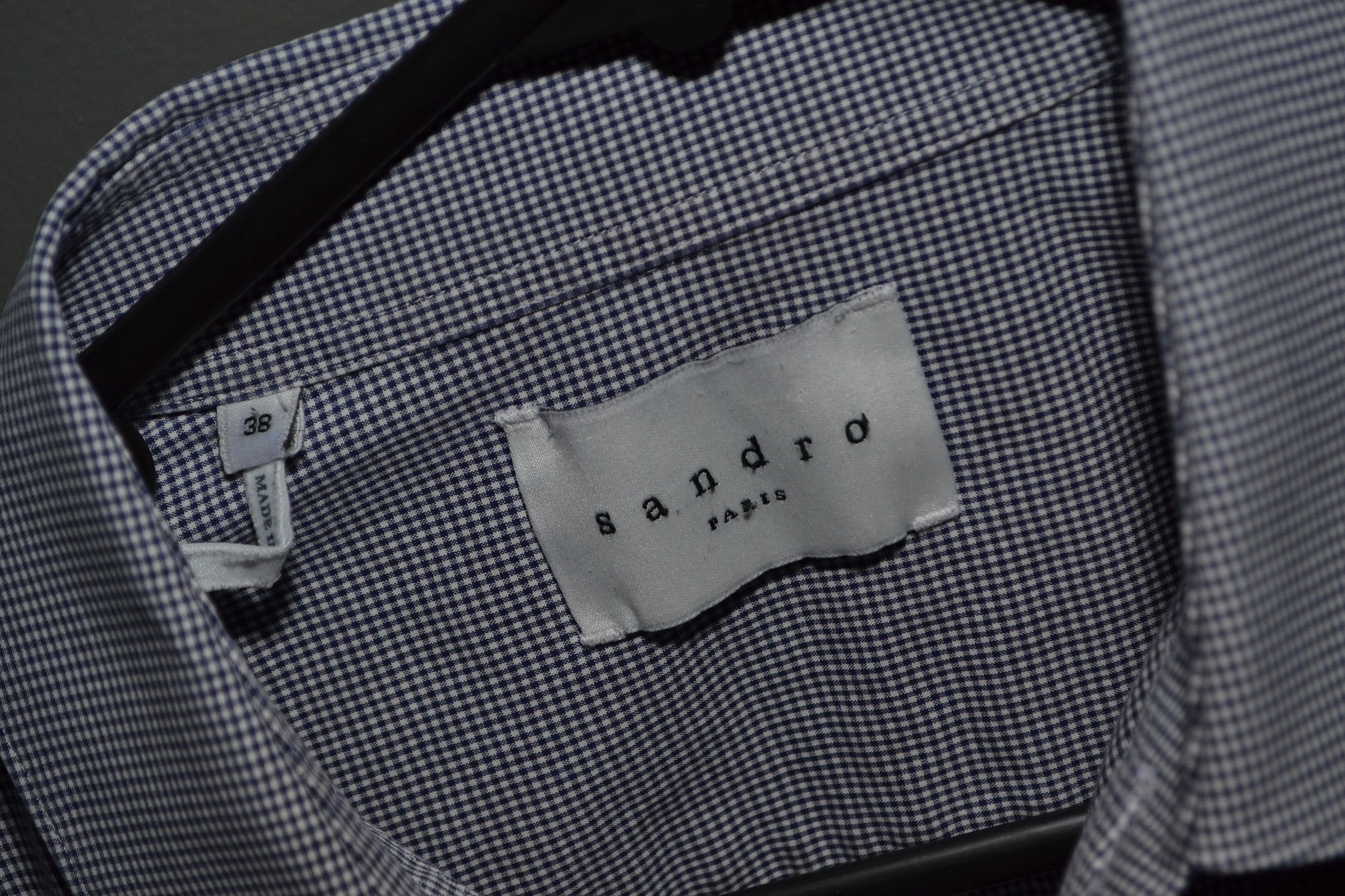 Sandro Sandro Paris 38 size Check Shirt XS Size US XXS / EU 40 - 5 Thumbnail